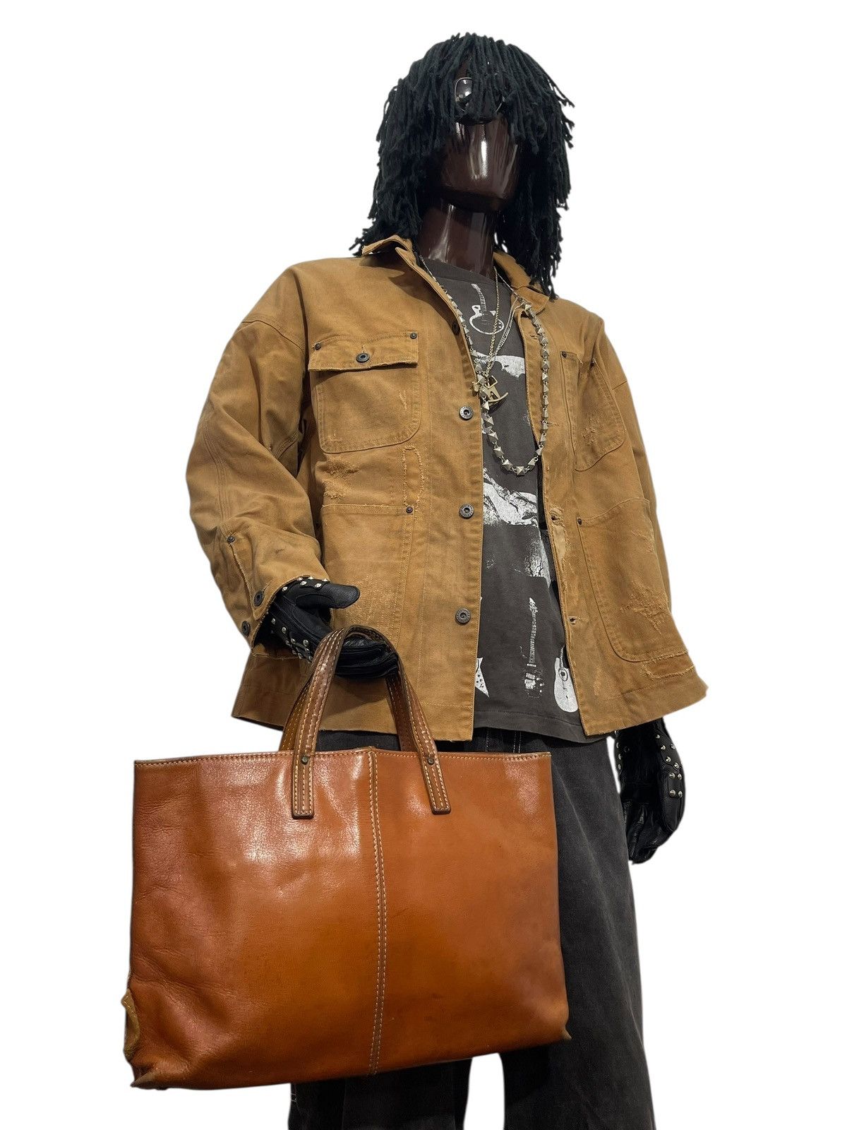 Leather Full Leather Artisan Deux Moncx Japan Tote Bag 6🟩 Size ONE SIZE - 2 Thumbnail