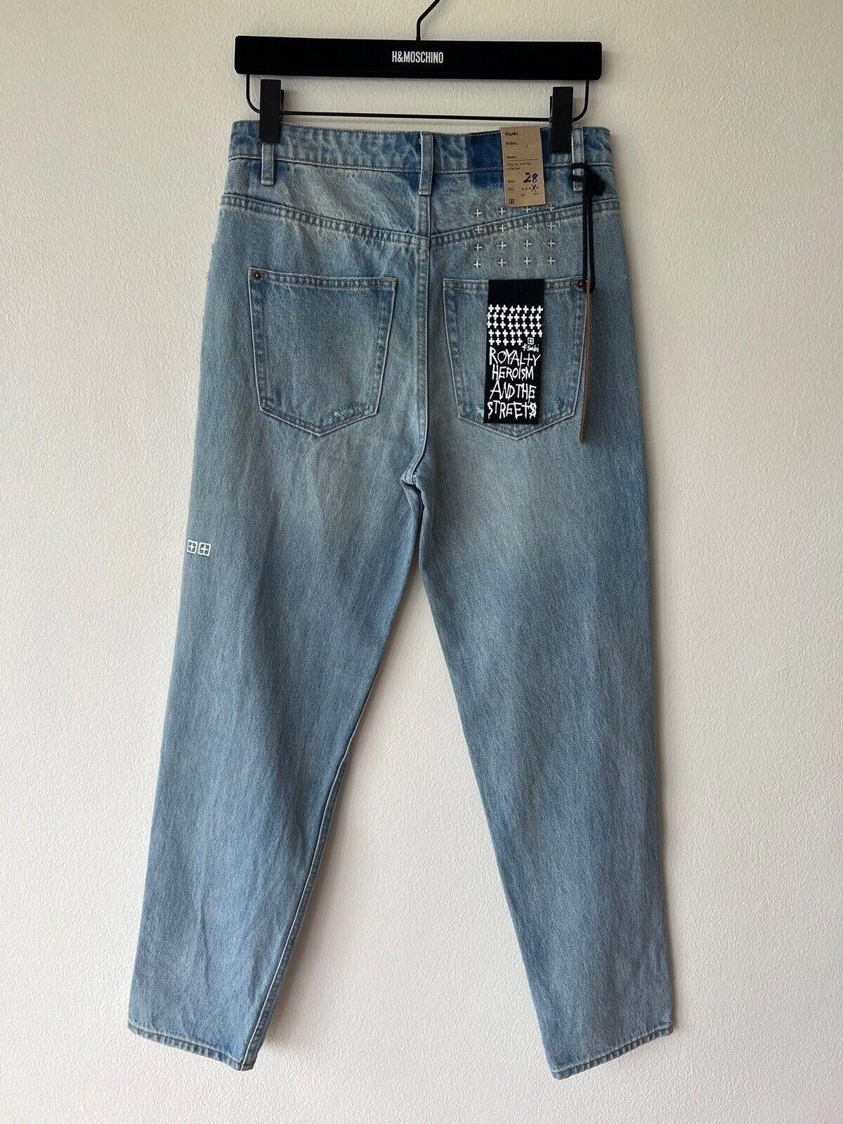Ksubi new Ksubi mens denim jean 28 small bullet doom blue Size US 28 / EU 44 - 5 Thumbnail