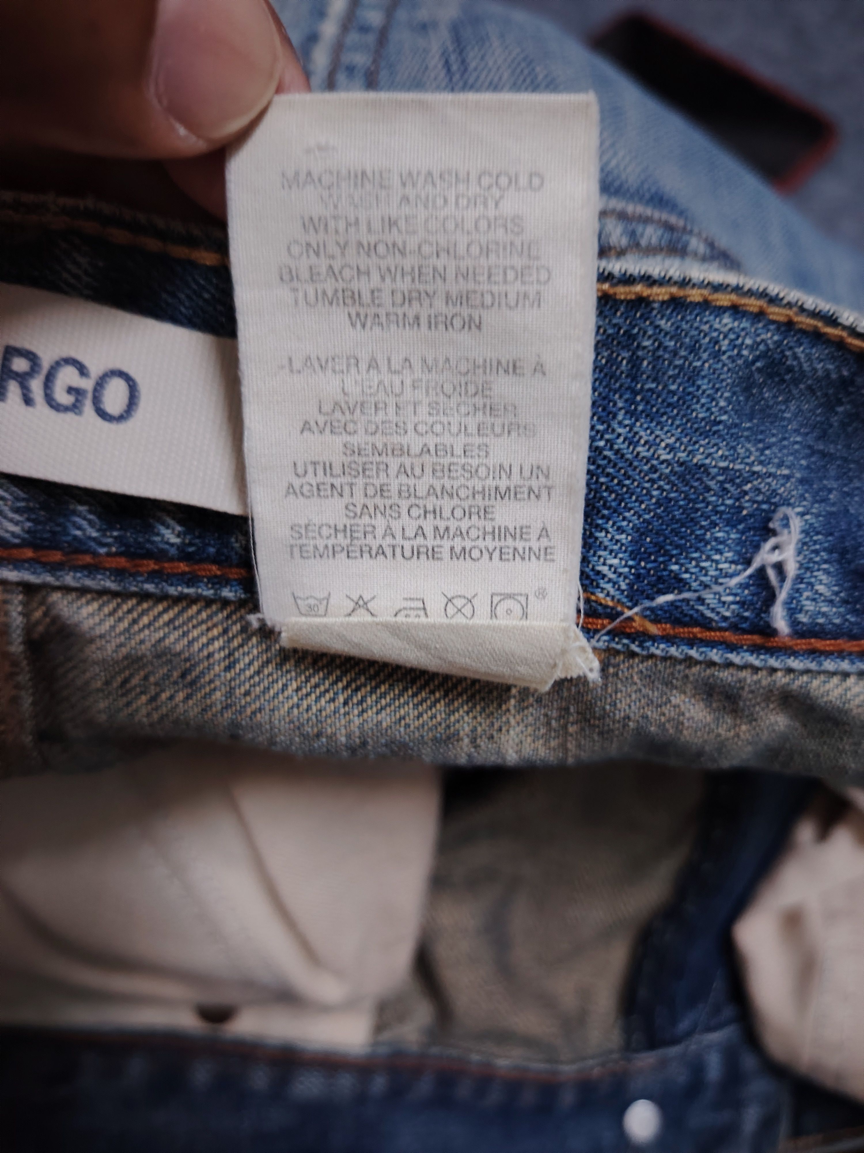 Gap 💥Best Offer💥Vintage Gap Slim Cargo Denim Size US 36 / EU 52 - 15 Thumbnail
