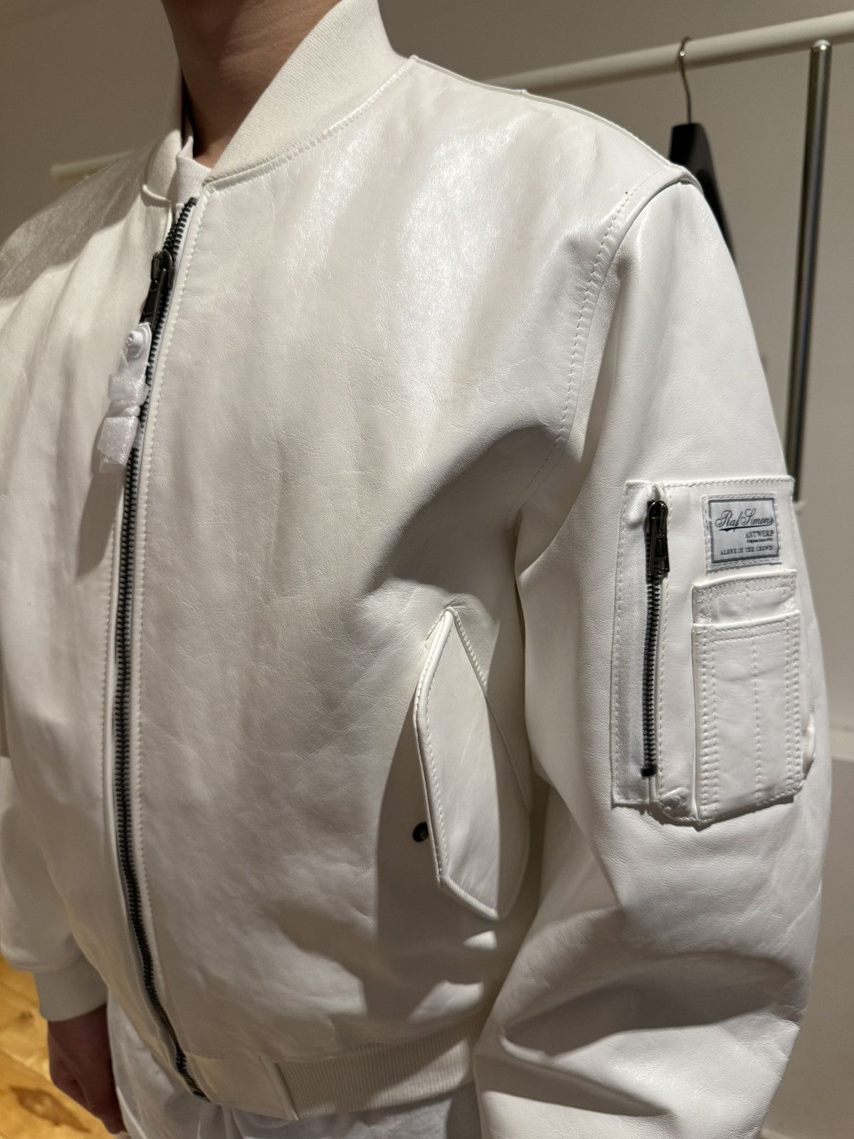 Raf Simons Raf Simons SS23 Leather Bomber Size US XS / EU 42 / 0 - 8 Thumbnail
