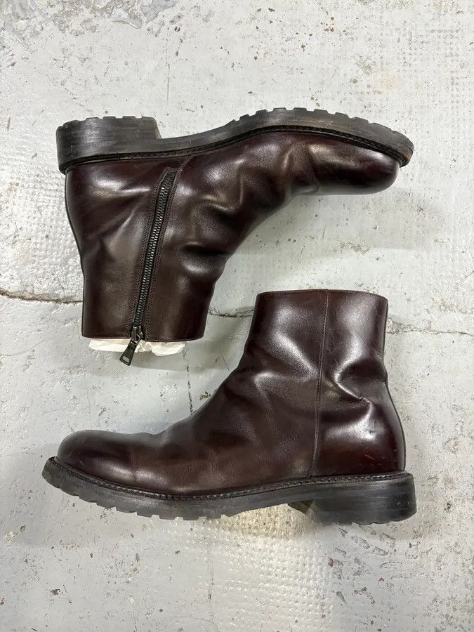 Prada Prada Brown Classy Leather Chelsea Boots Size US 8 / EU 41 - 4 Thumbnail