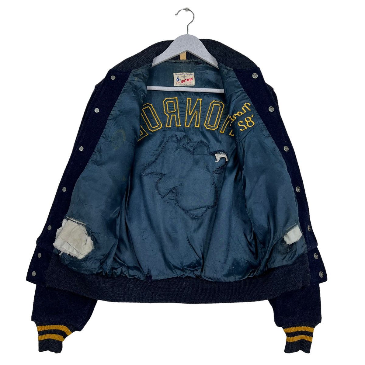 Vintage 🔥 VINTAGE BUTWIN VARSITY BOMBER JACKET Size US M / EU 48-50 / 2 - 11 Thumbnail