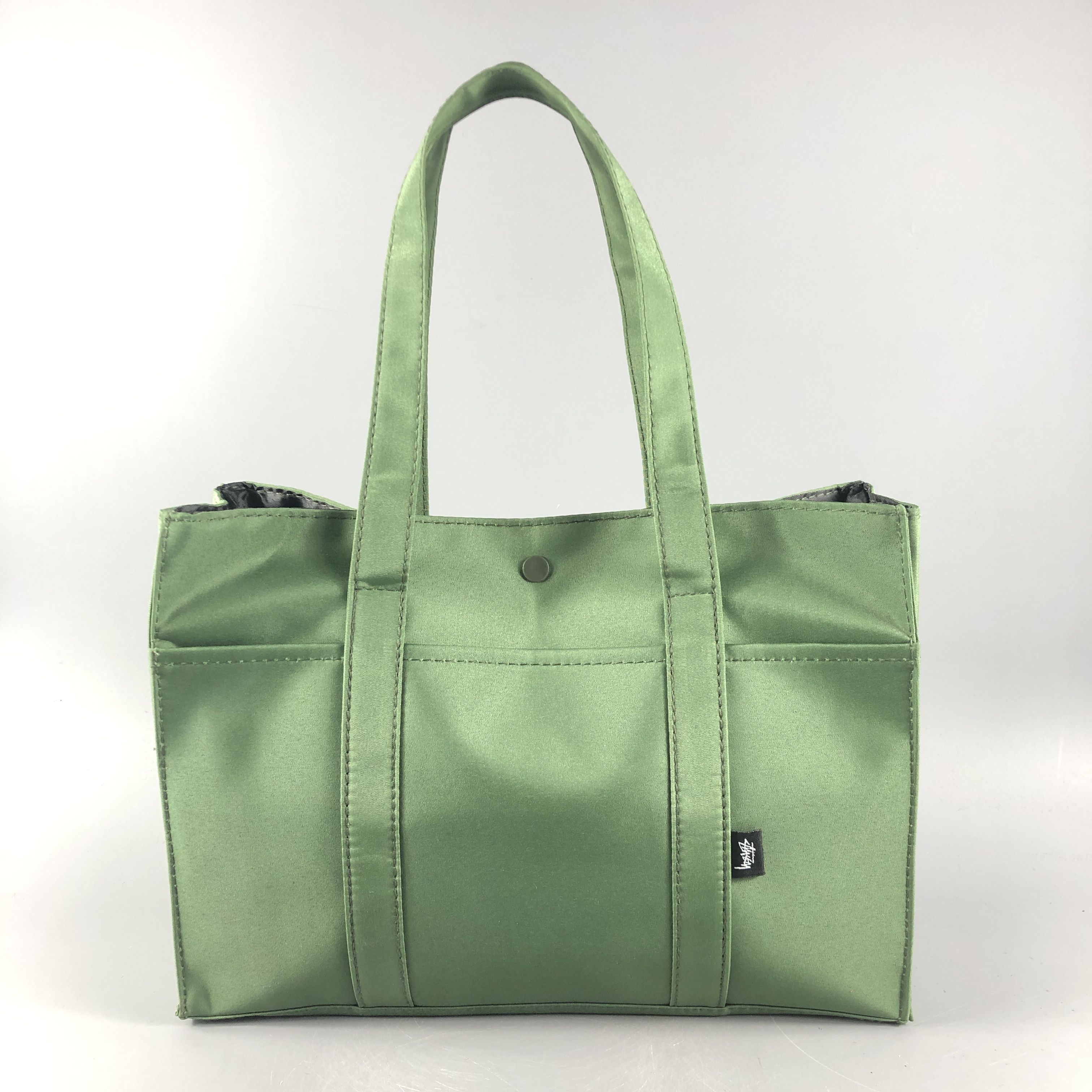 Stussy Stussy Military Colour Tote Bag Stussy Magazine Green Size ONE SIZE - 3 Thumbnail