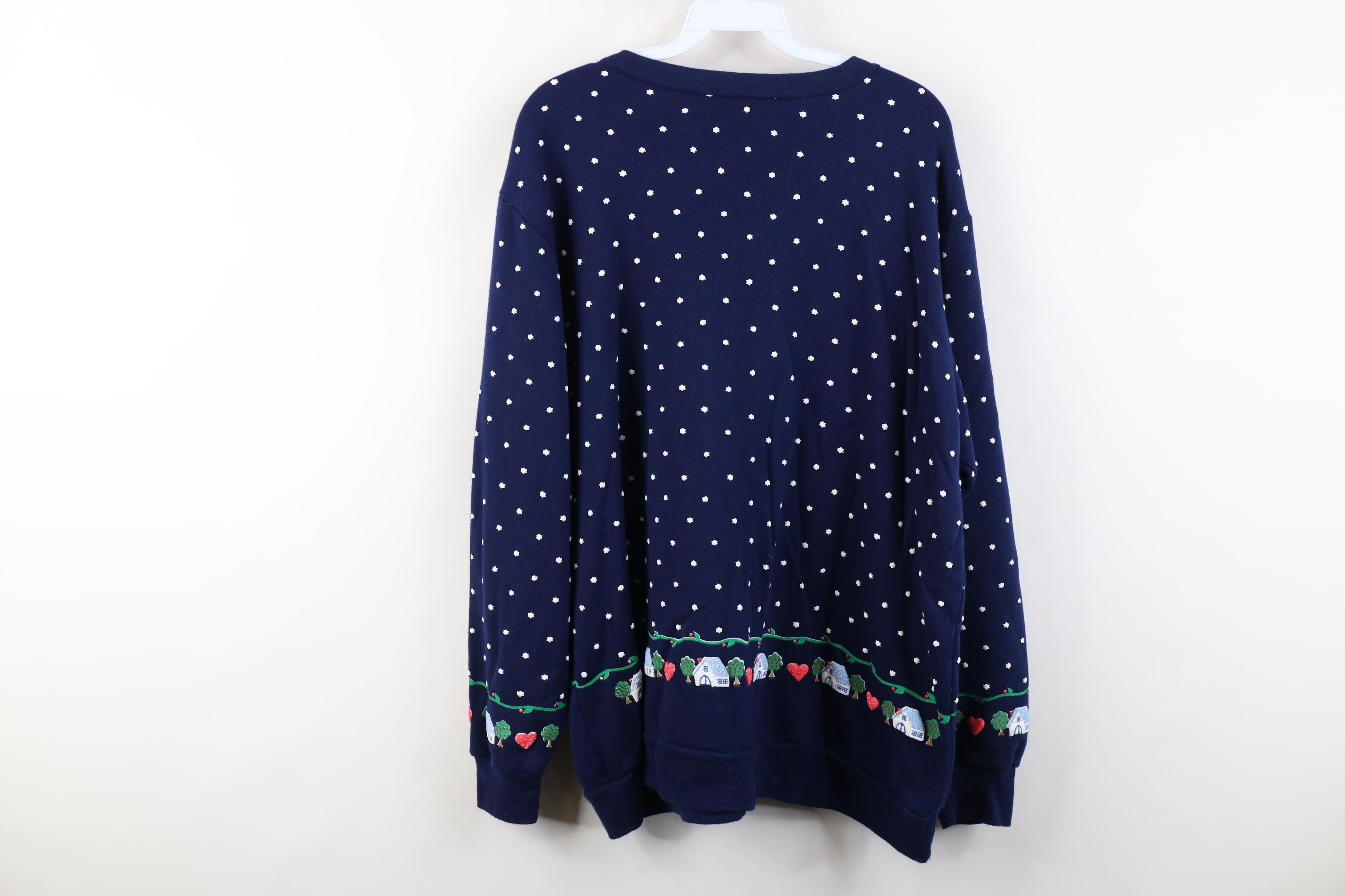 Vintage Vintage 90s Country Primitive Farmhouse Bear Sweatshirt USA Size L / US 10 / IT 46 - 11 Thumbnail