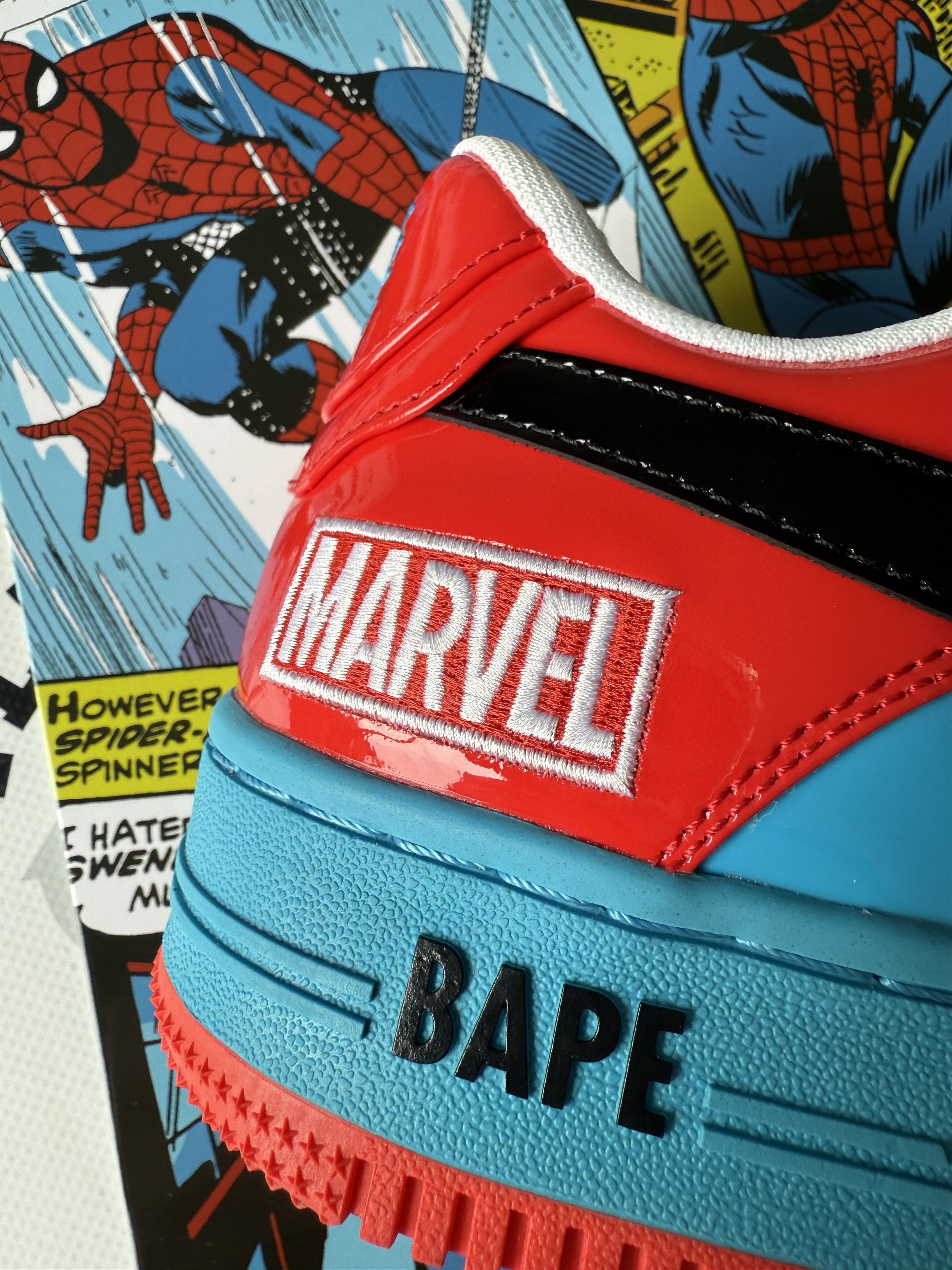 Bape MARVEL BAPE STA SPIDER MAN Size US 8.5 / EU 41-42 - 6 Thumbnail