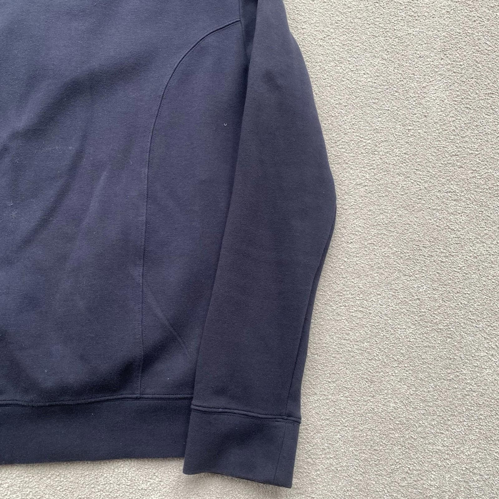 Dior Dior Homme 1/4 Zip Embroidered Bee Sweatshirt Size 50 Navy Size US M / EU 48-50 / 2 - 7 Thumbnail
