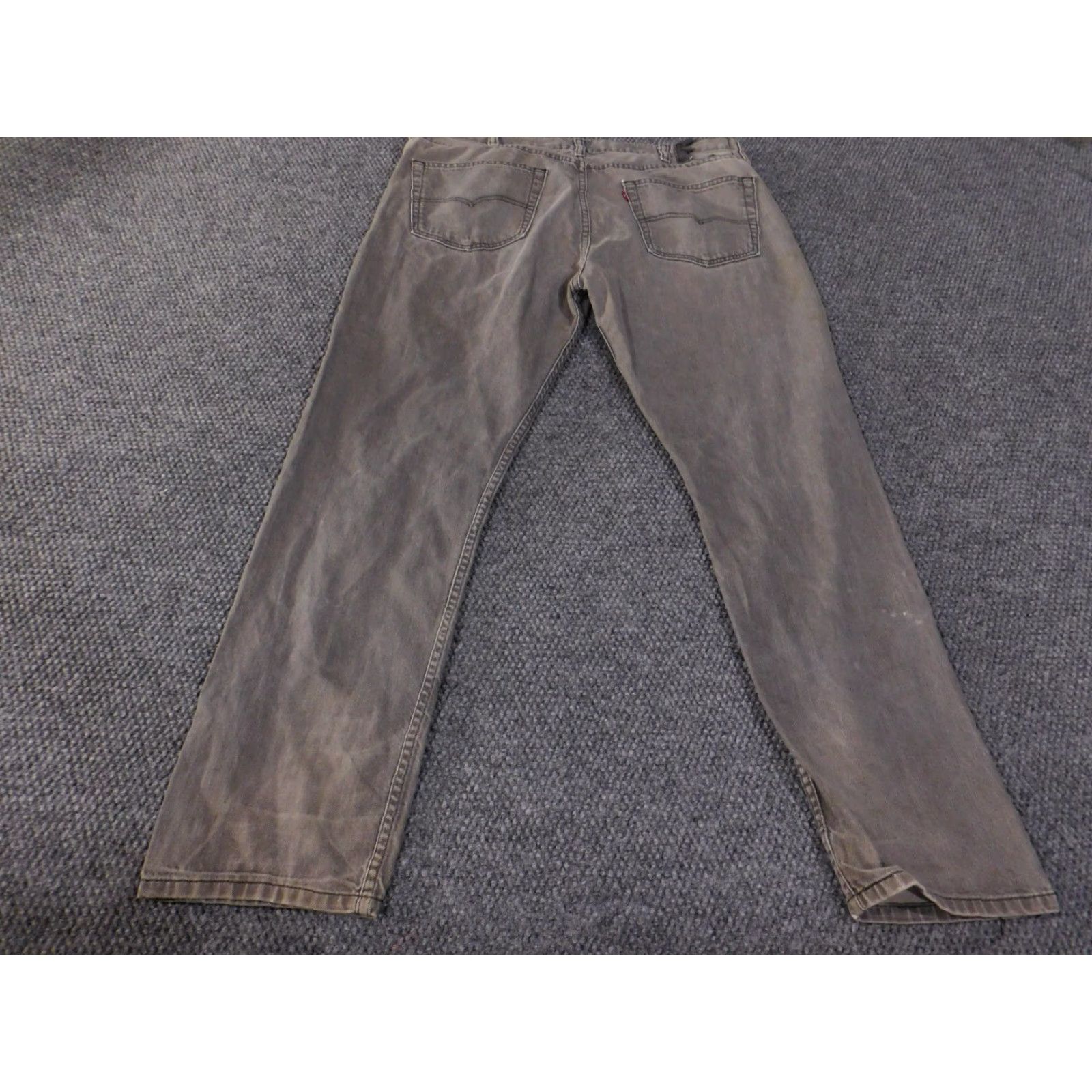 Levi's VINTAGE? No — Levis 527 Jeans Mens 38x32 Gray Denim 100% Cotton Regular Bootcut 5-Pocket Charcoal Wash Size US 38 / EU 54 - 6 Thumbnail