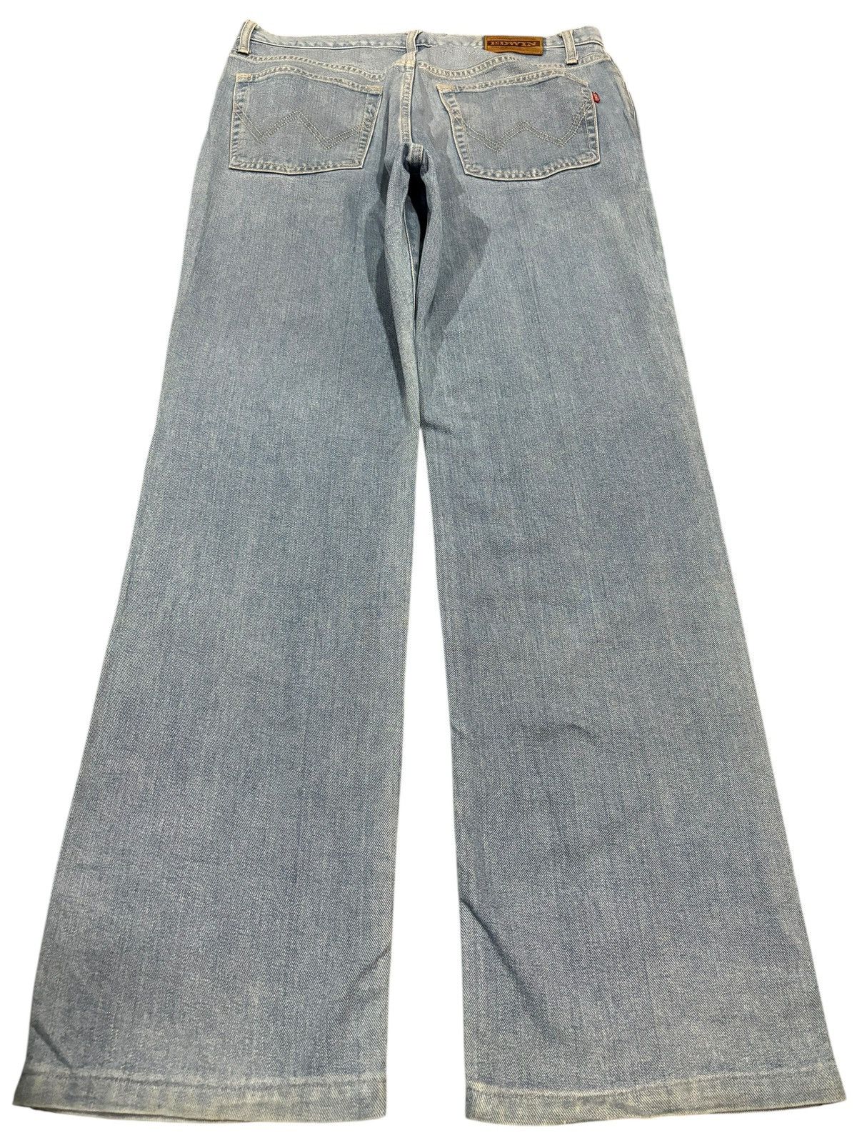 Edwin × Japanese Brand Vintage Y2k Edwin Soft Jeans Faded Straight Cut Jeans Size US 36 / EU 52 - 2 Thumbnail