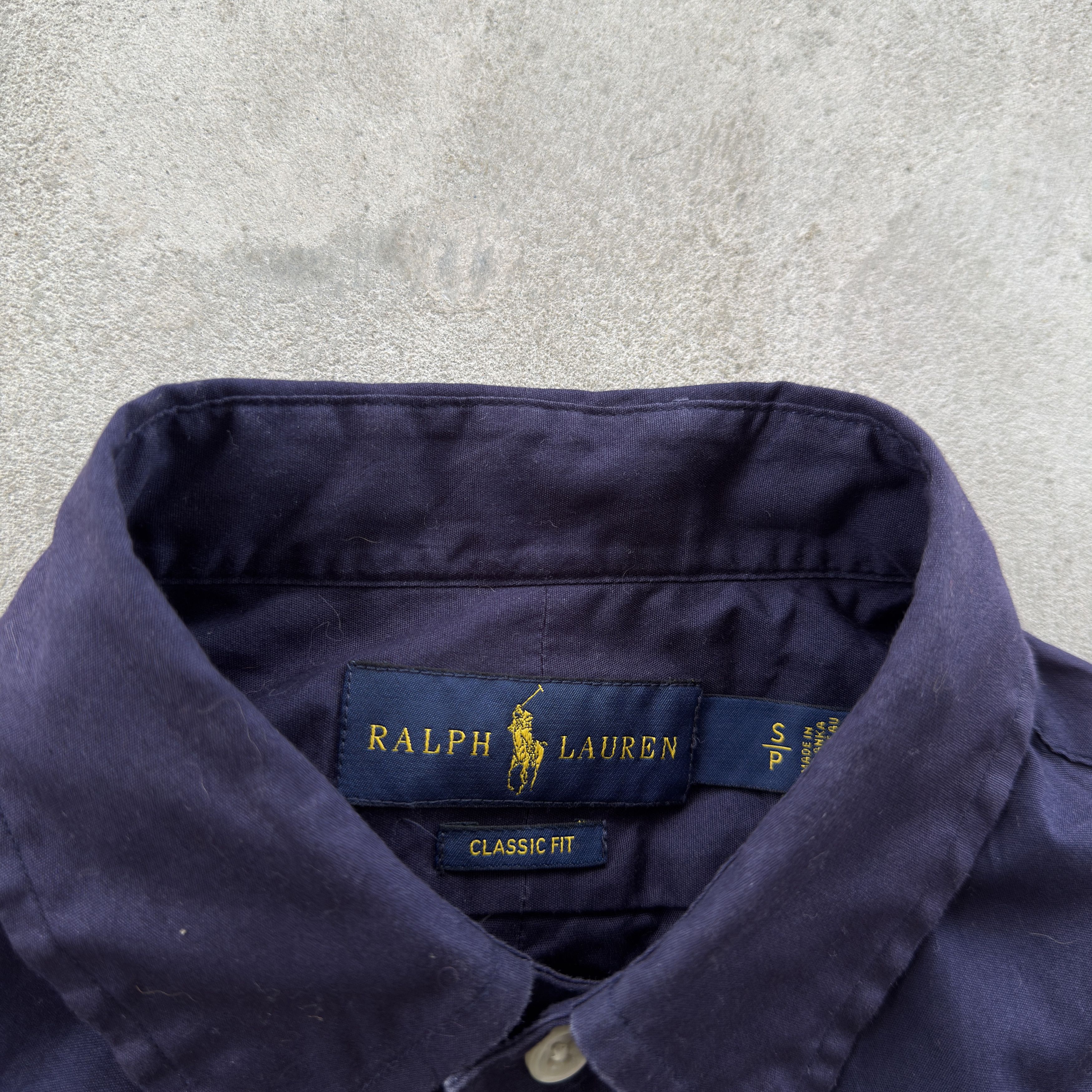 Polo Ralph Lauren Ralph Lauren Navy Button Down Shirt Classic Fit Small Size US S / EU 44-46 / 1 - 5 Thumbnail