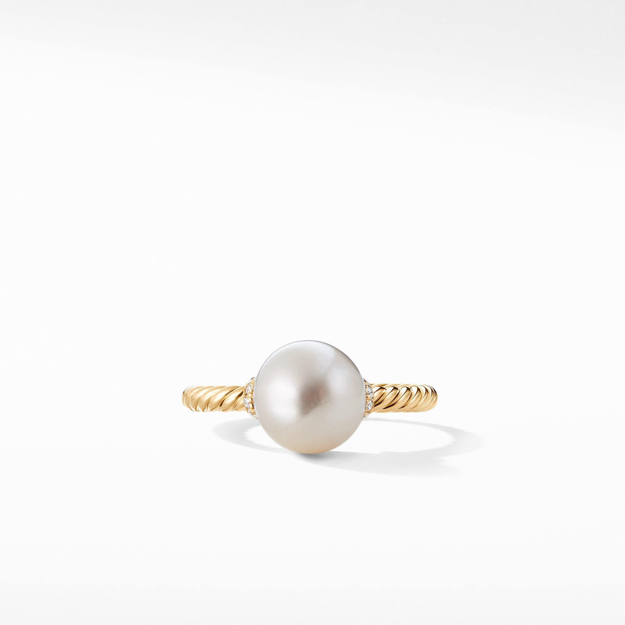 David Yurman o1s1wg111025 R12836D /Size 6 / Ring with Pearls in Golden Size ONE SIZE - 3 Thumbnail