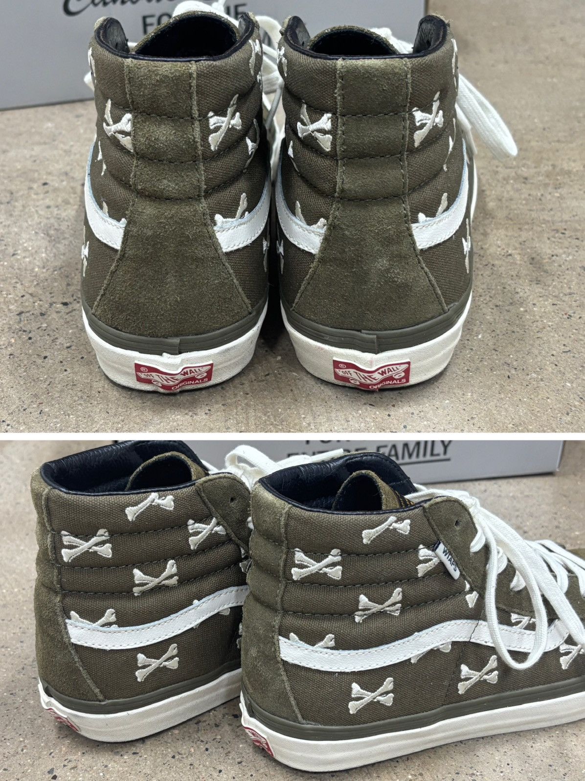 Vans × Wtaps Wtaps x Vans OG SK8 Hi Bones US10 Olive Size US 10 / EU 43 - 8 Thumbnail