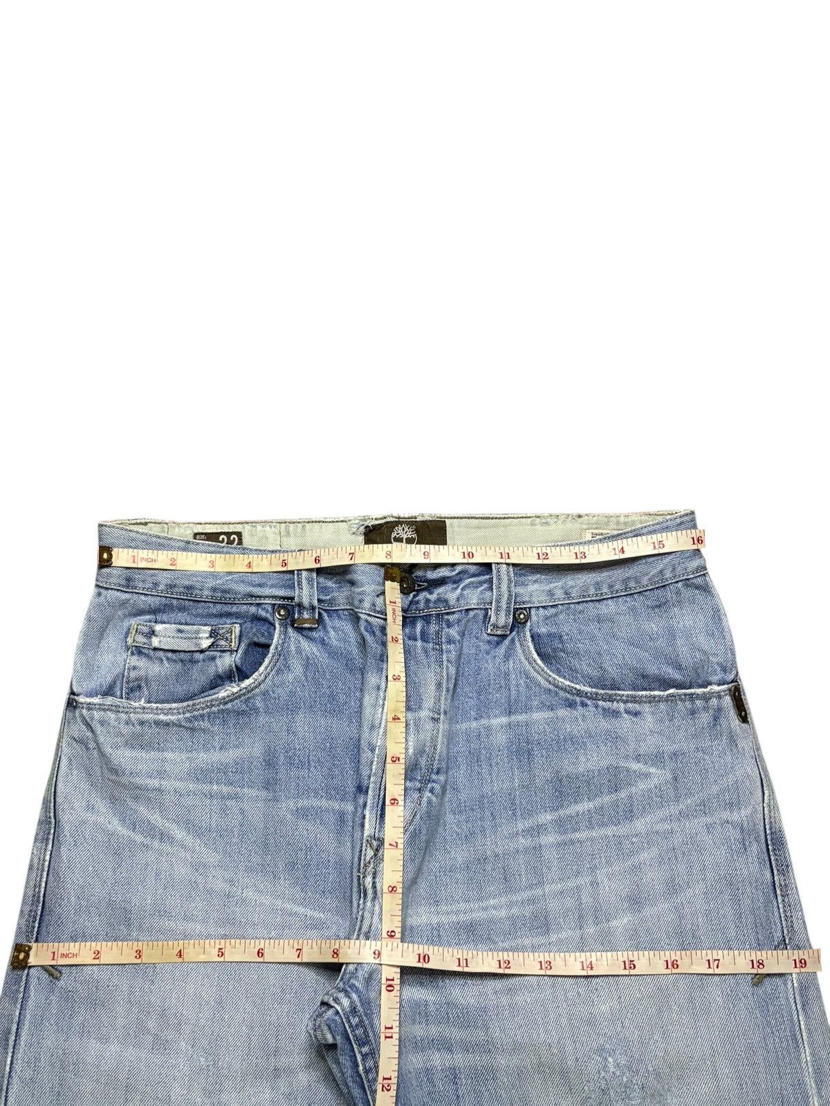 Timberland Vintage Timberland Selvedge Faded Wash Ripped Baggy Jeans Size US 32 / EU 48 - 15 Thumbnail