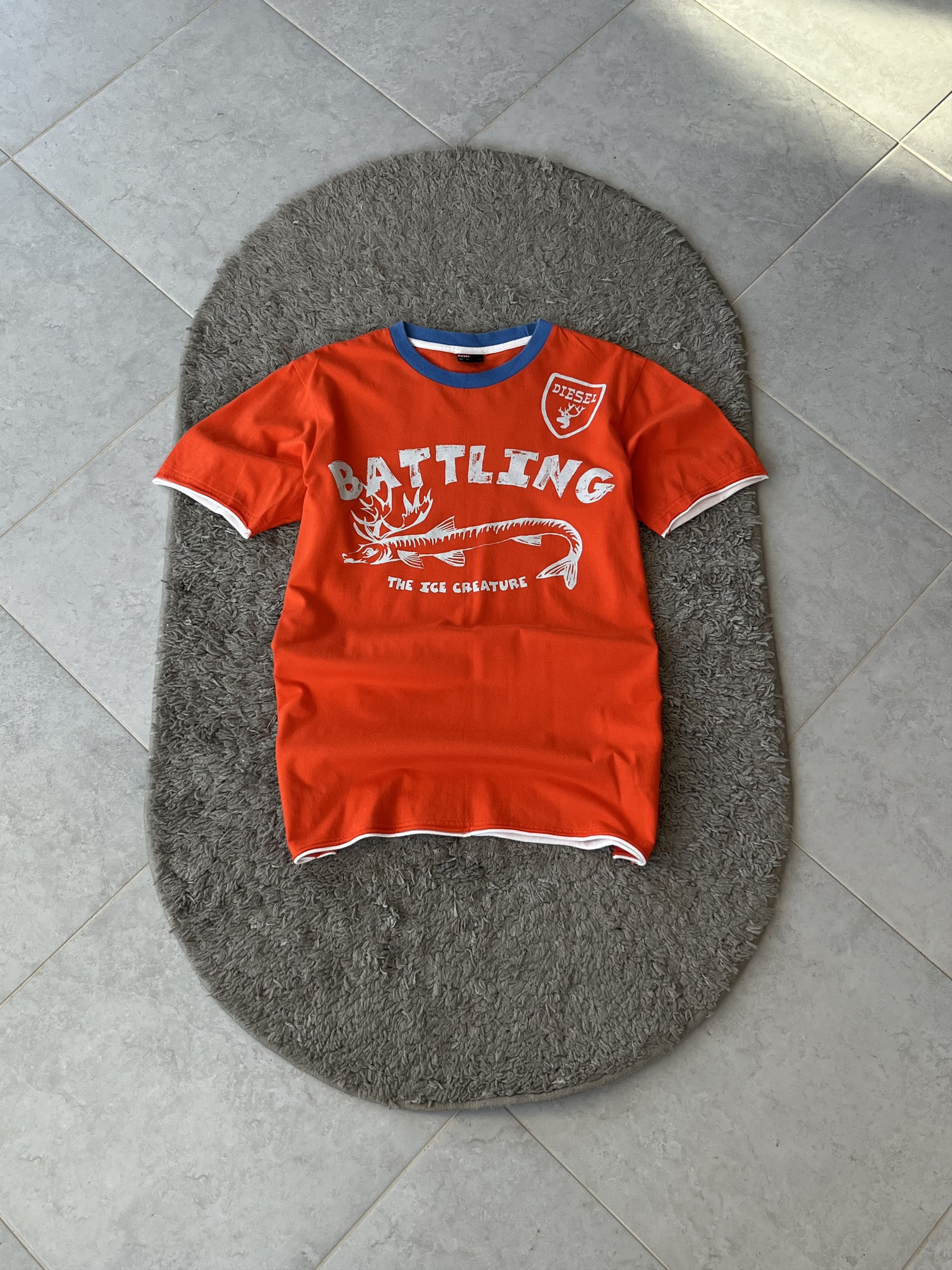 Diesel Vintage Tee Diesel BATTLING "The Ice Creature" Size US M / EU 48-50 / 2 - 1 Thumbnail