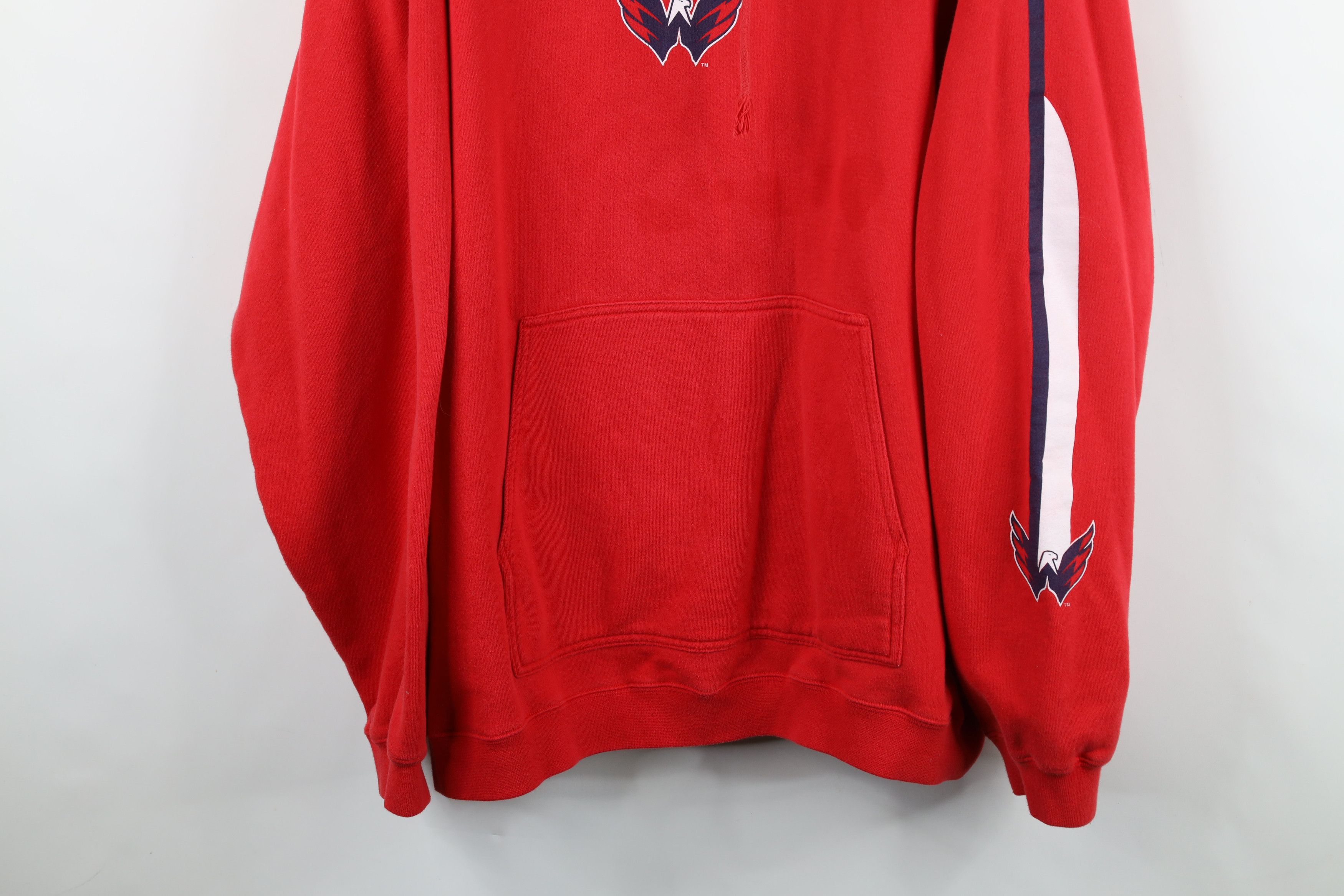 Reebok Vintage Reebok Washington Capitals Hockey Hoodie Sweatshirt Size US XXL / EU 58 / 5 - 3 Thumbnail