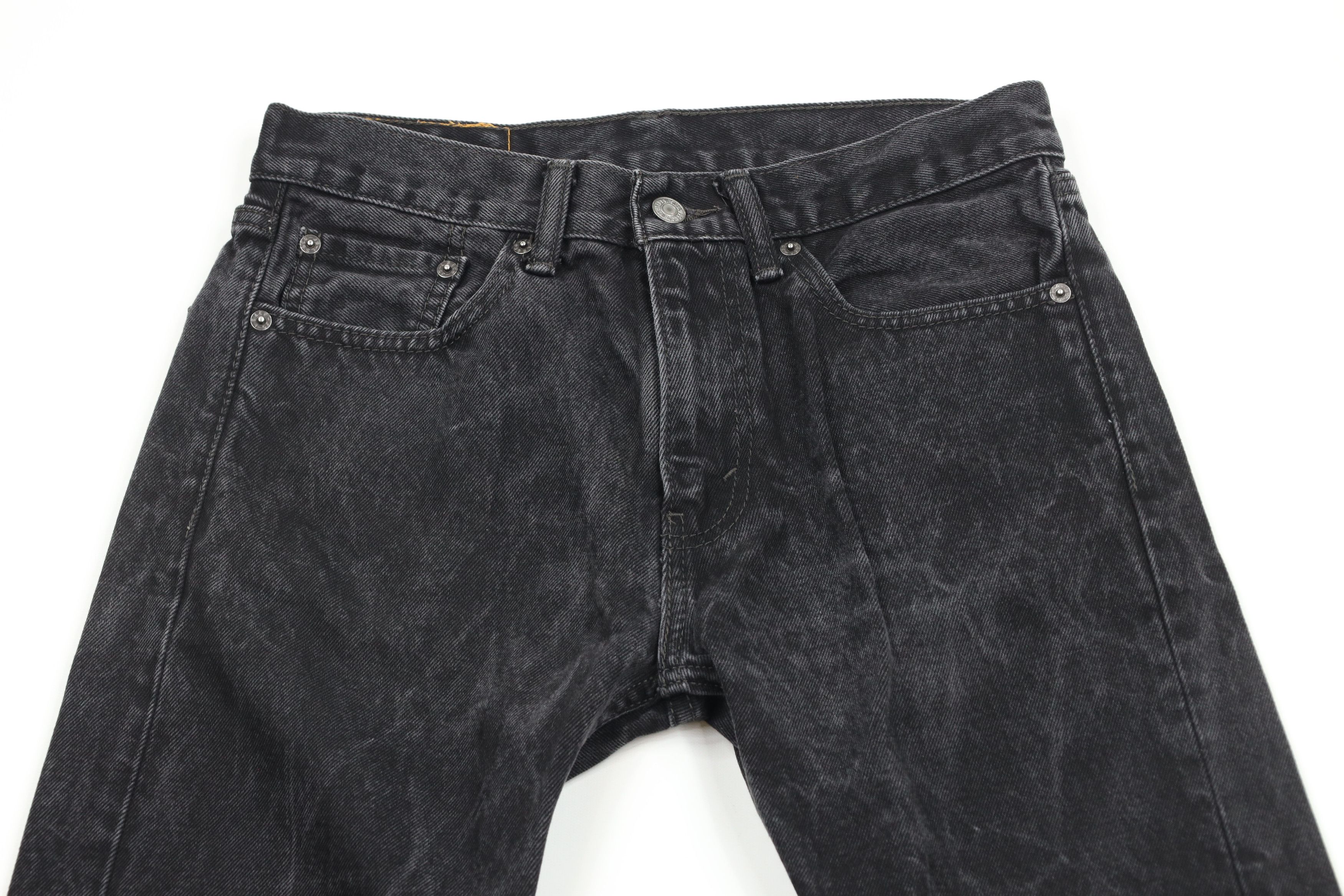 Levi's × Vintage Vintage Y2K Levis 505 Regular Fit Denim Jeans Black Cotton Size US 30 / EU 46 - 2 Thumbnail