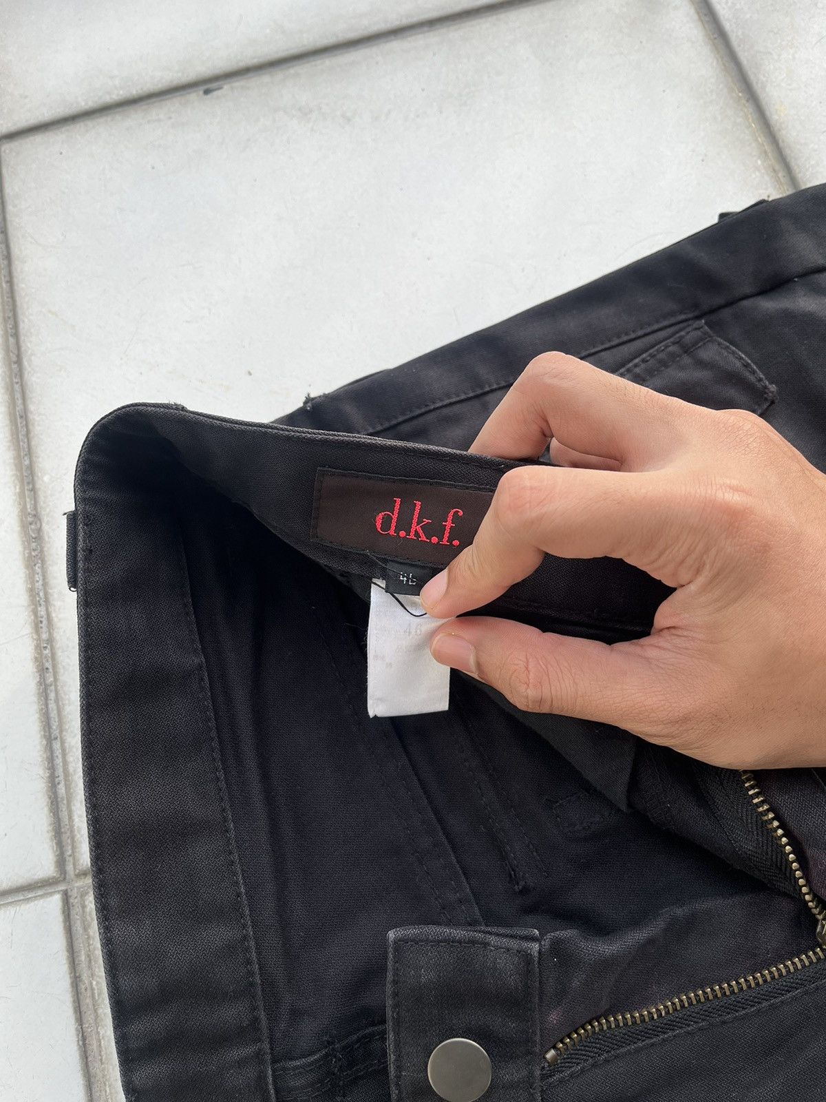 Japanese Brand × Yoshiyuki Konishi Yoshiyuki Konishi D.K.F Heavy Cotton Cargo Pants Size US 30 / EU 46 - 5 Thumbnail