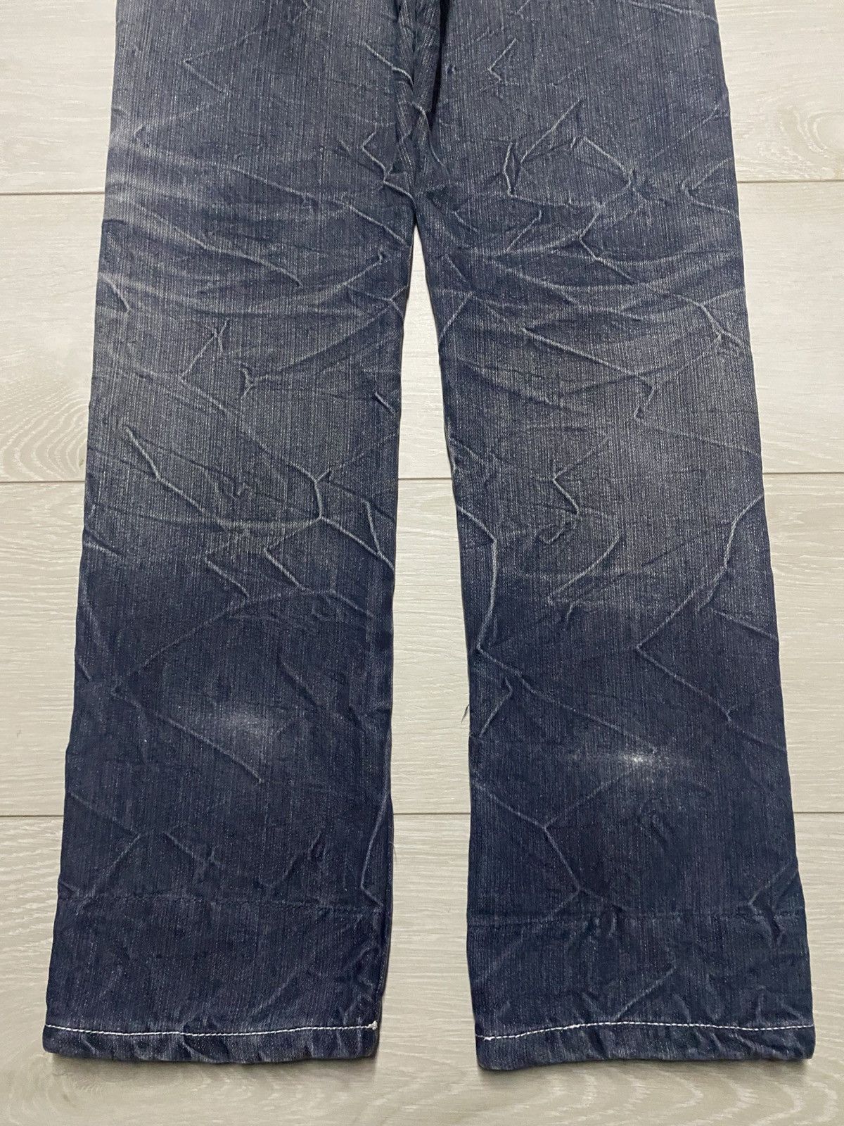Universal Studios Vintage BA Tsu Studio Thunder Wash Print Distressed Slim Fit Size US 28 / EU 44 - 6 Thumbnail