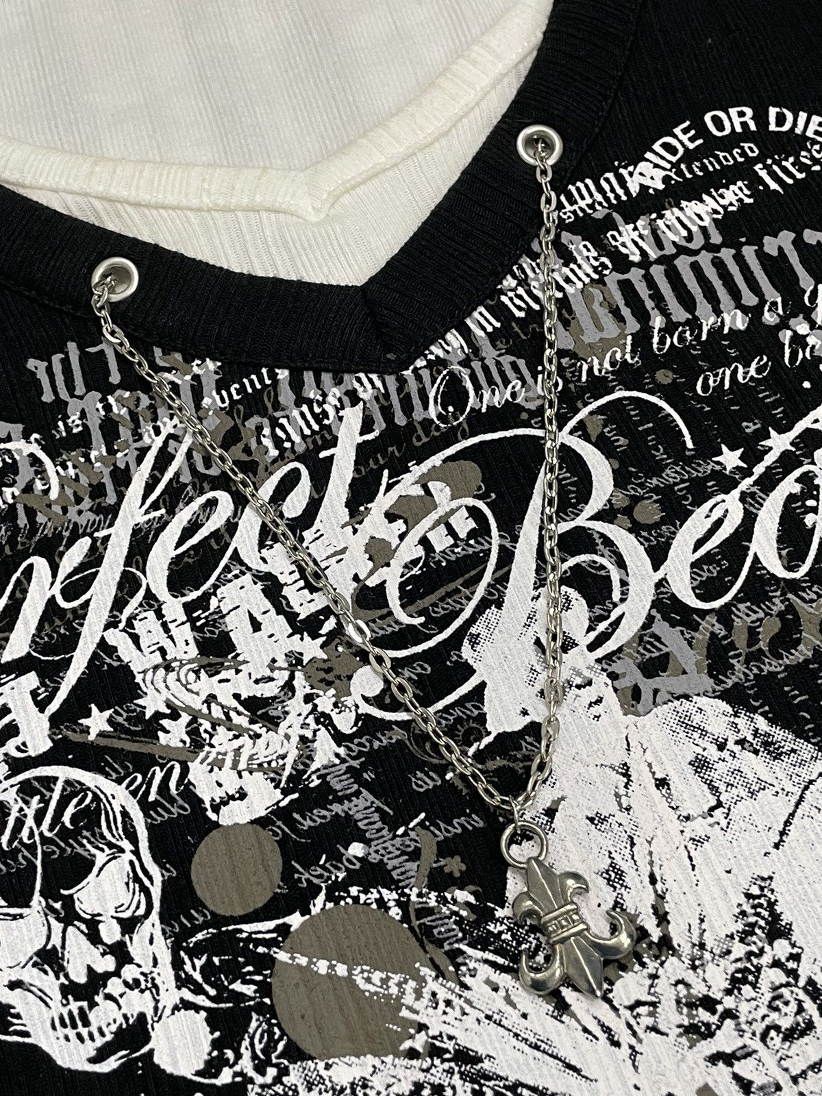 Affliction Body Wave Layered Y2K Bondage Chain Punk Fashion Affliction Size US S / EU 44-46 / 1 - 9 Thumbnail