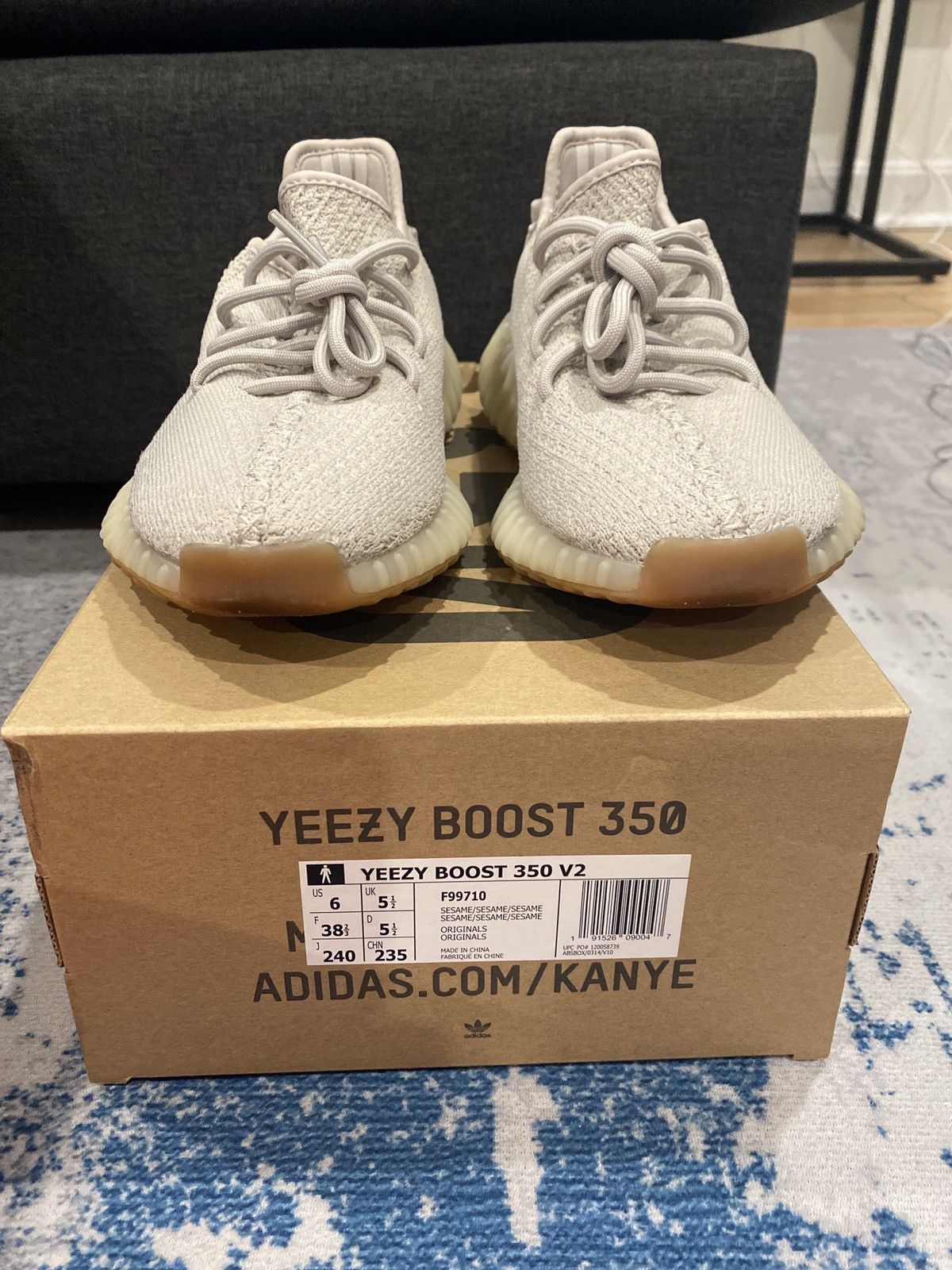 Yeezy Yeezy Boost 350 V2 Sesame Size US 6 / EU 39 - 8 Thumbnail