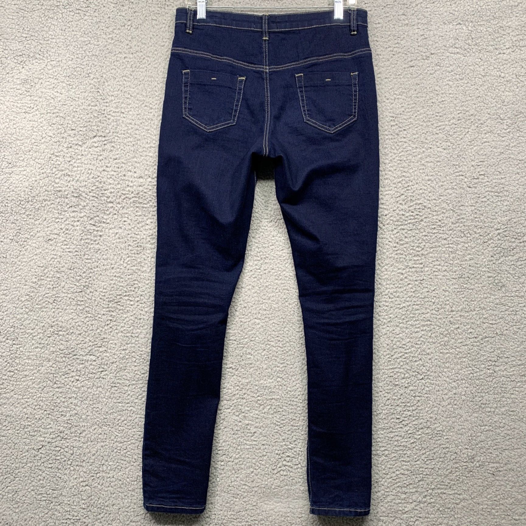 Vintage NY Jeans NY Trends-4 Jeans Women’s Size 8 Distressed Dark Blue Stretch Easy Care 5-Pocket Jeans Womens Size 30" / US 8 / IT 44 - 4 Thumbnail