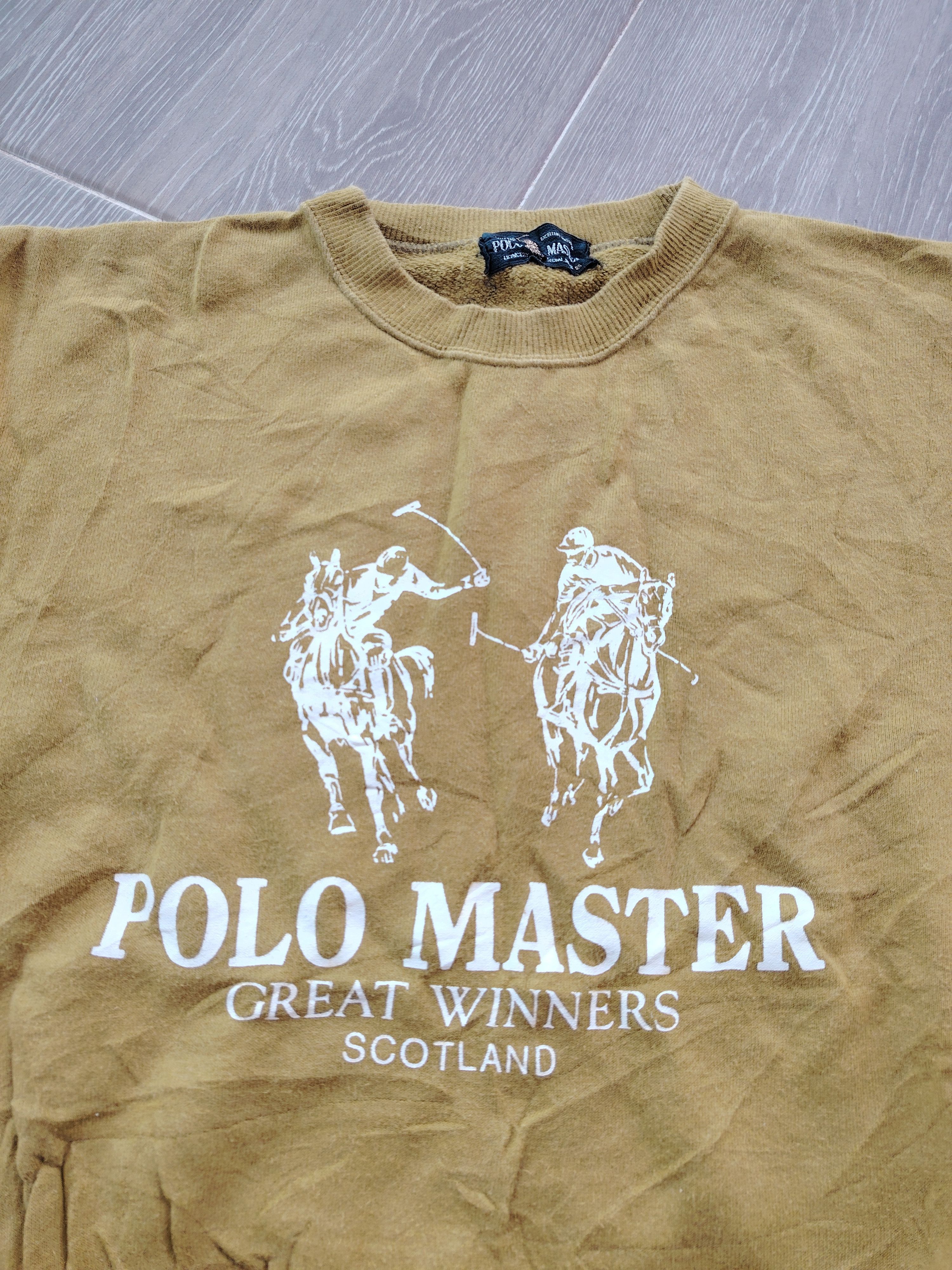 Japanese Brand × Polo Ralph Lauren × U.S. Polo Assn. Vintage Polo Master Crewneck Sweatshirt Japan Size S / US 4 / IT 40 - 2 Thumbnail