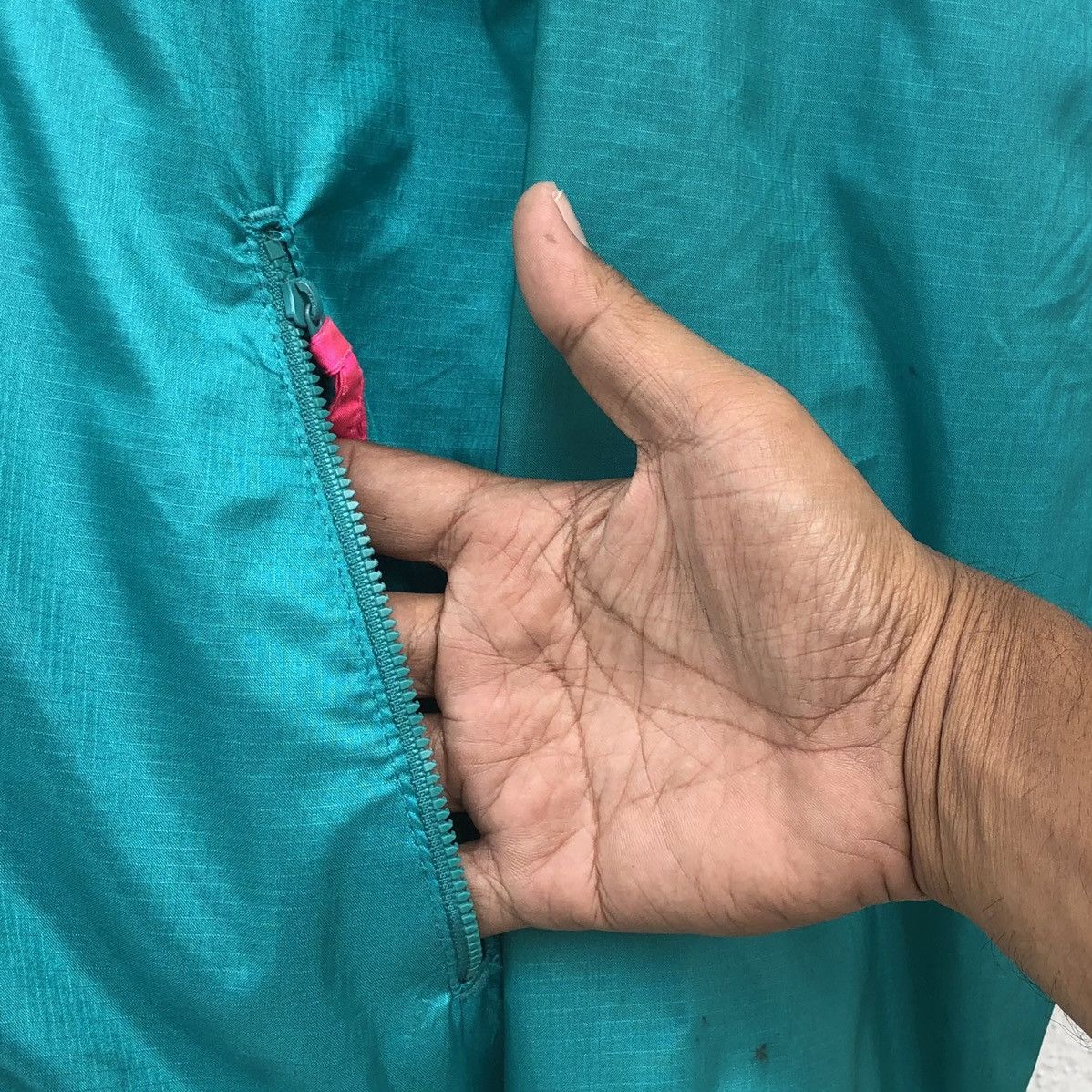 Columbia VTG Columbia Teal Colorblocked Half-Zip Windbreaker Jacket Size US M / EU 48-50 / 2 - 7 Thumbnail