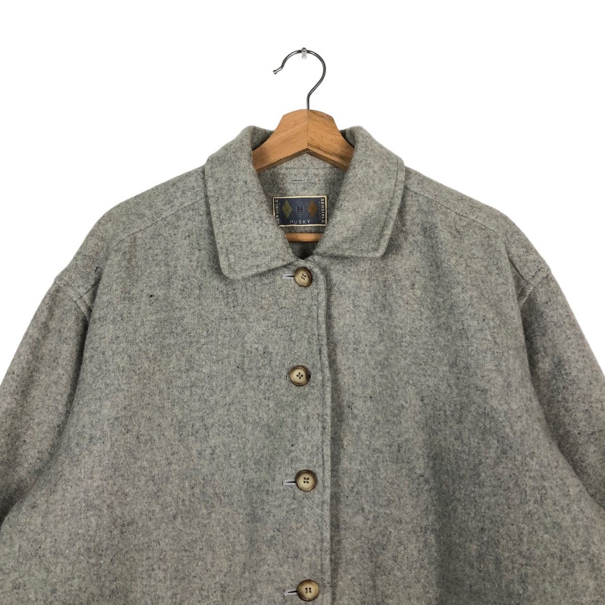 Japanese Brand 🔥Vintage Husky Chore Wool Jacket Worker Wear Size US M / EU 48-50 / 2 - 3 Thumbnail