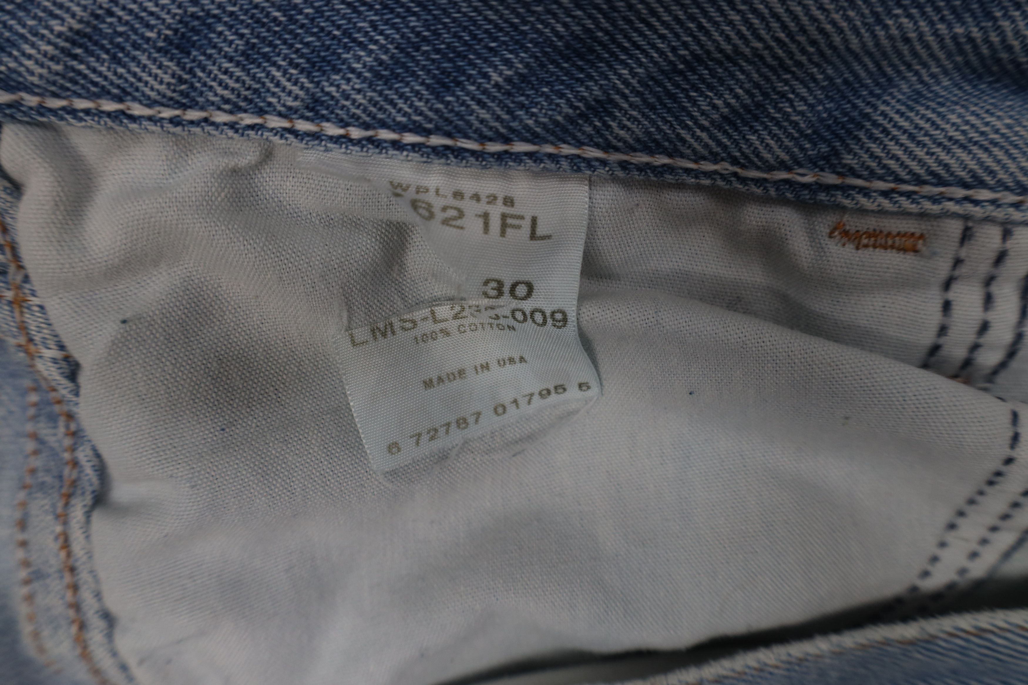 Vintage Vintage 90s Streetwear Straight Leg Denim Jeans Blue Cotton Size US 34 / EU 50 - 9 Thumbnail