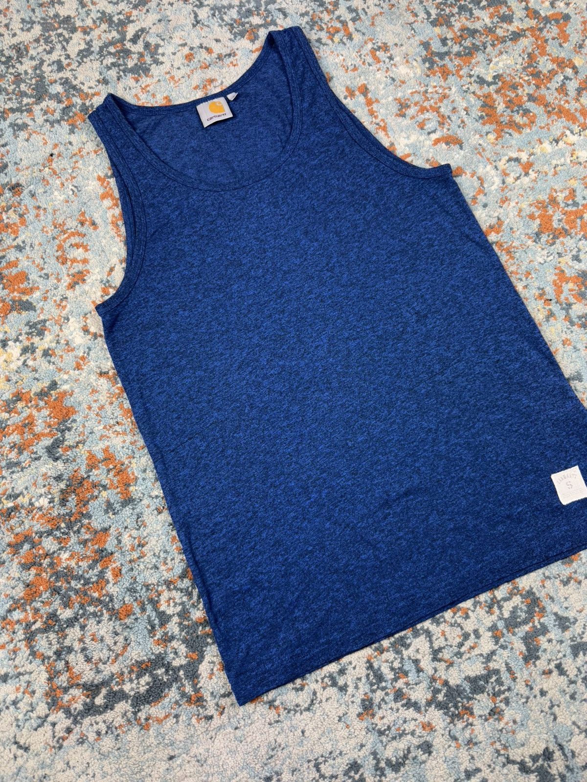 Carhartt × Vintage Vintage y2k Carhartt melange blue tank top sleeveless Size US S / EU 44-46 / 1 - 2 Thumbnail