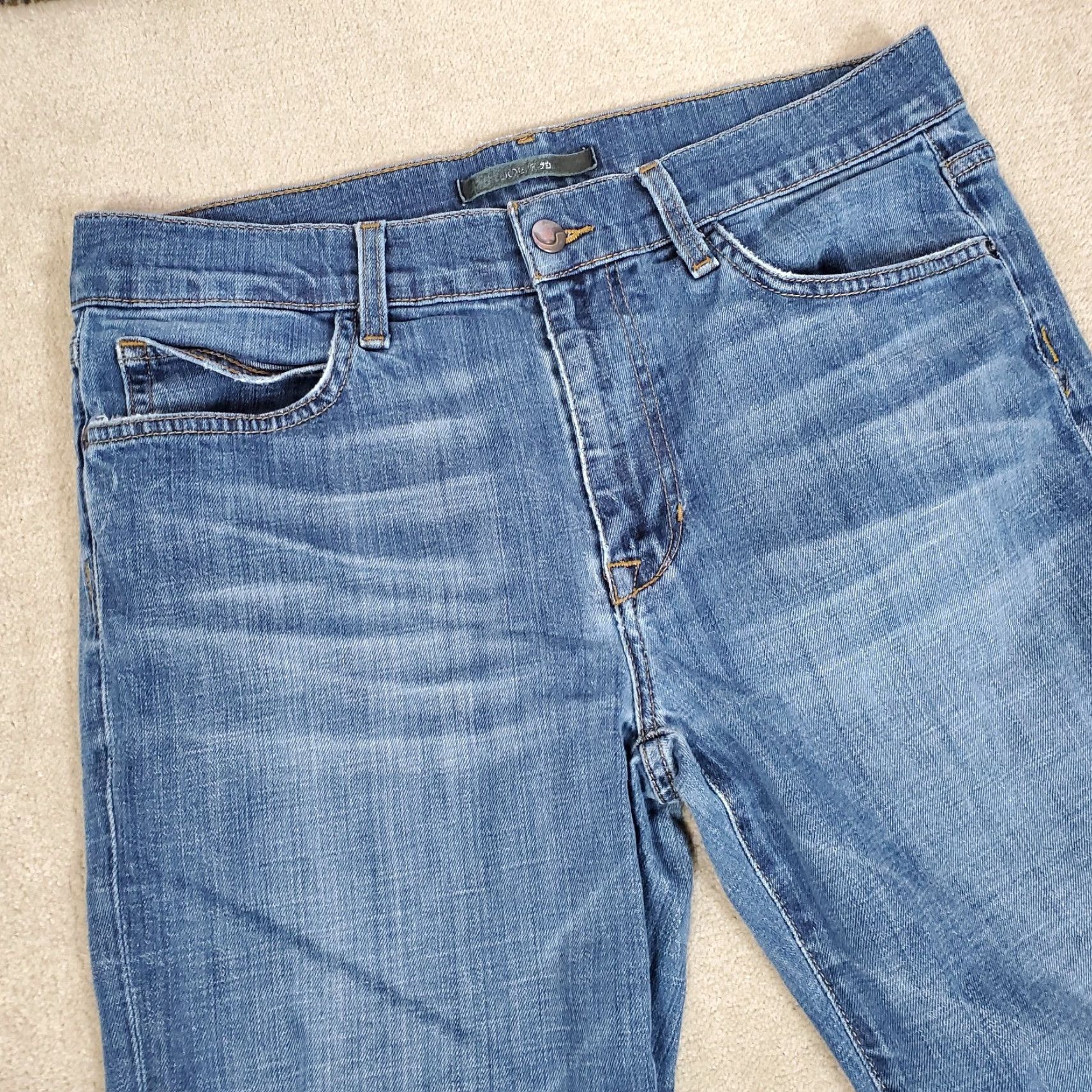 Vintage Joes Jeans Mens 32x35 Denim Jeans Blue Medium Wash Straight Regular 32 Inseam 35 Modern Logo Pockets Casual Size US 32 / EU 48 - 2 Thumbnail