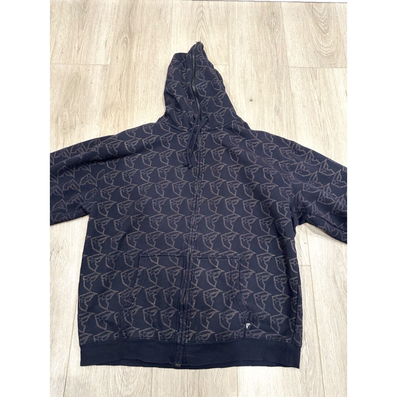 Vintage Famous Stars & Straps Hoodie AOP Full Zip Jesse Pinkman Style Size Large Mens Black Long Sleeve Closure Zip Pockets Logo Heavyweight Hooded Size US L / EU 52-54 / 3 - 3 Thumbnail