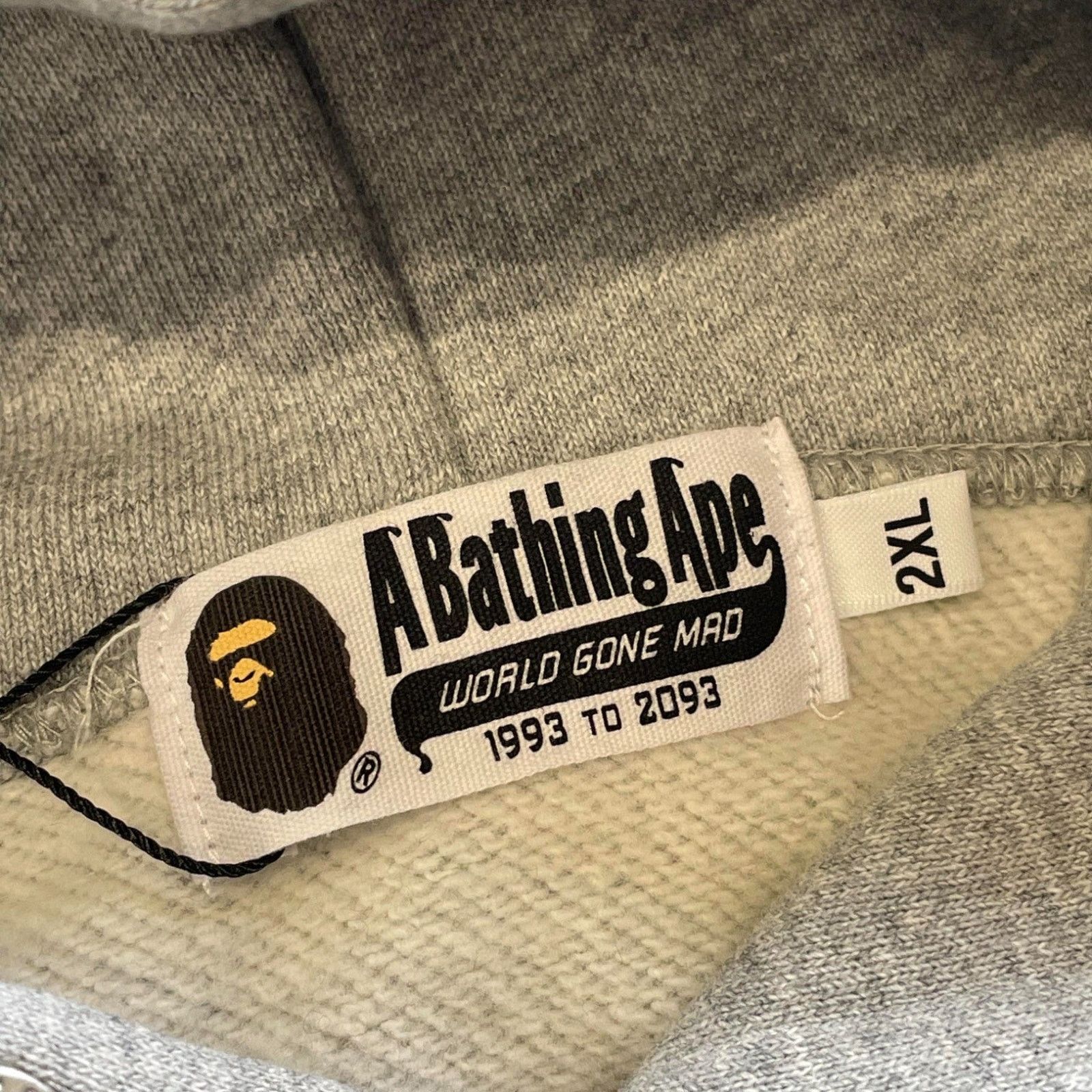 Bape Bape 'Baby Milo' Grey Hoodie Size US XXL / EU 58 / 5 - 3 Thumbnail