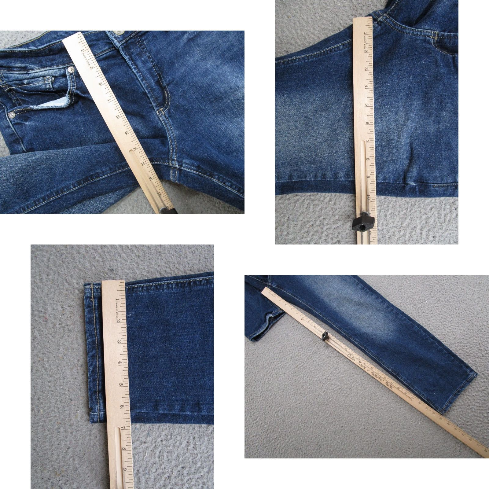 Silver Jeans Co. Silver Jeans Co Suki Straight Jeans Womens 29x31 Blue Stretch Denim 5-Pocket Regular Rise Mid Vintage No Size 29" - 8 Thumbnail