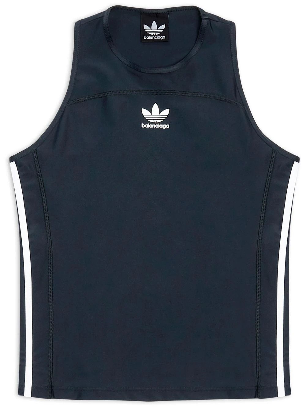 o1srvl11e0424 Balenciaga / Adidas Tank Top in Black