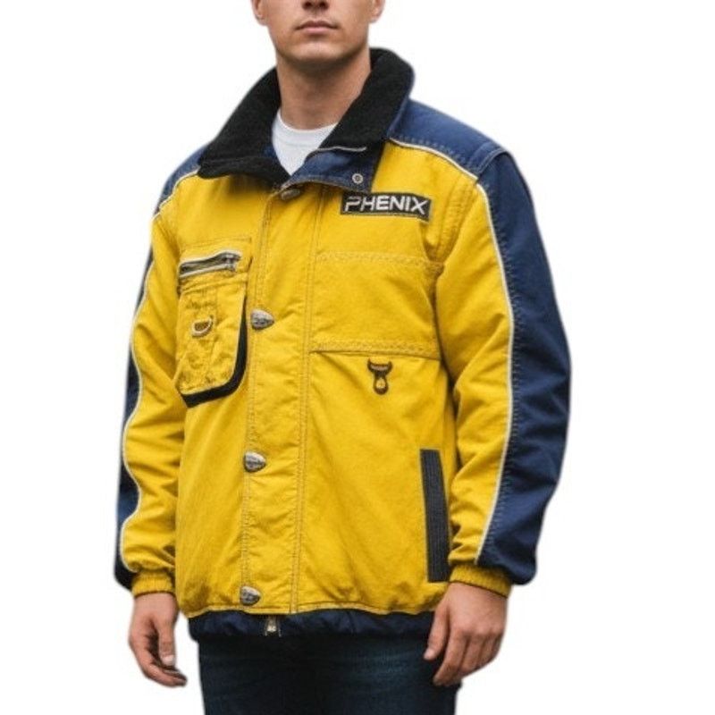Phenix × Vintage PHENIX Ski Jacket 90s Packable hood Detachable sleeve Zip-up Size US XL / EU 56 / 4 - 1 Thumbnail