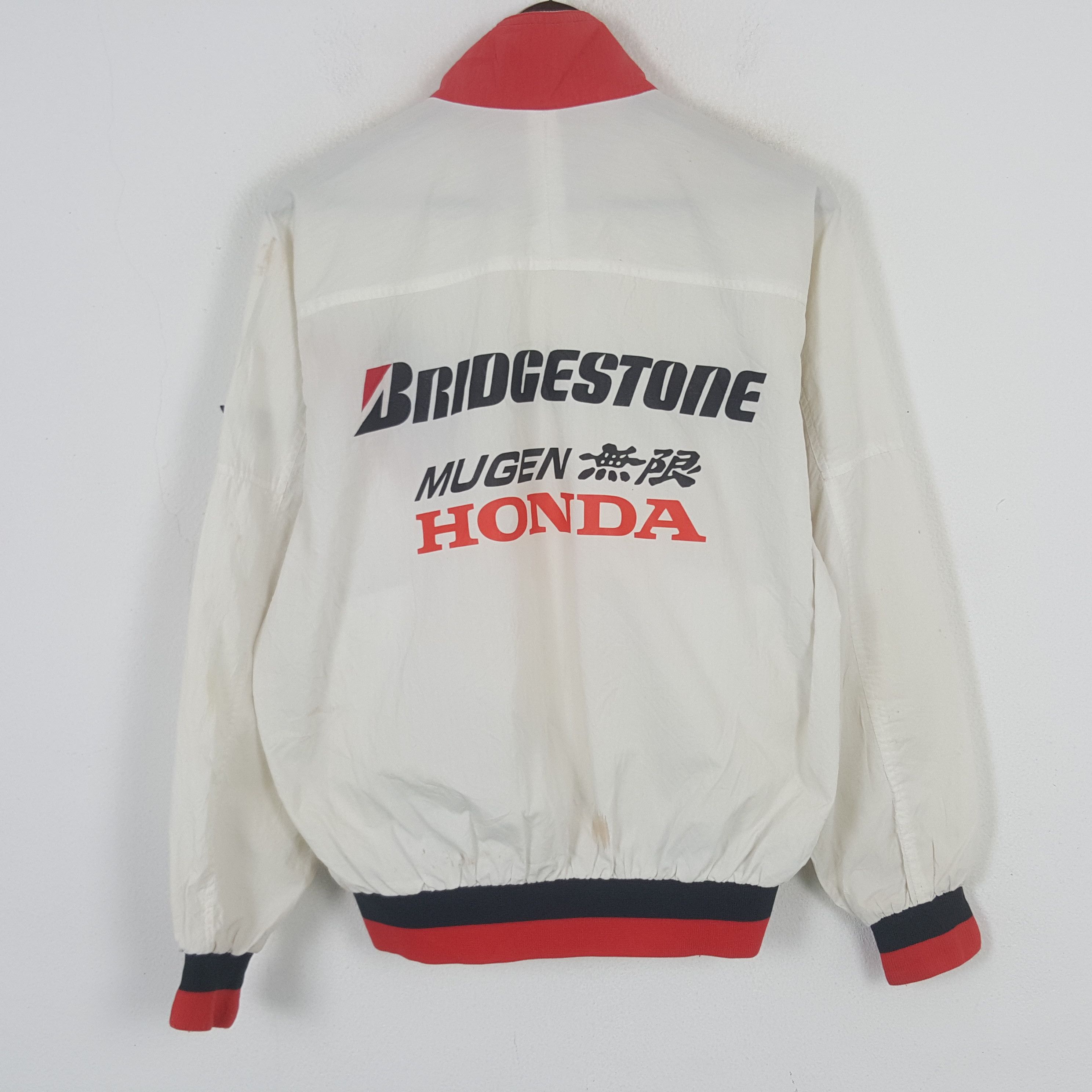 Honda × Vintage Vintage Bridgestone x Mugen Honda Racing Custom Logo Jacket Size US M / EU 48-50 / 2 - 1 Thumbnail
