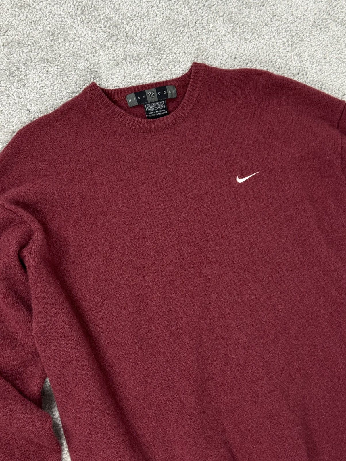 Nike Nike Golf Lambswool Jumper Crew Neck Sweater Pullover XL Size US XL / EU 56 / 4 - 2 Thumbnail