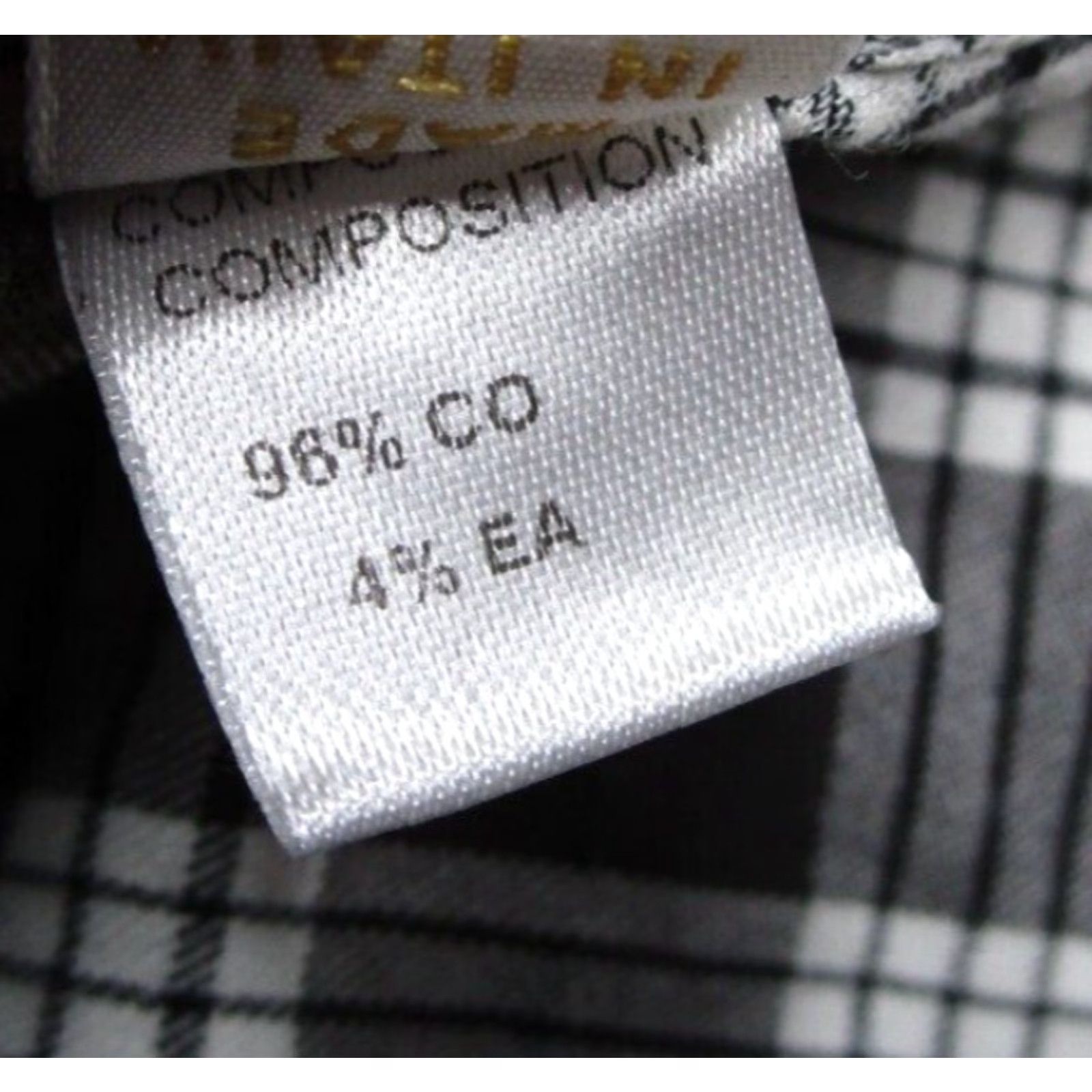 Brioni Brioni Mens Extra Large Brown Plaid Long Sleeve Dress Shirt Size 46R - 5 Thumbnail