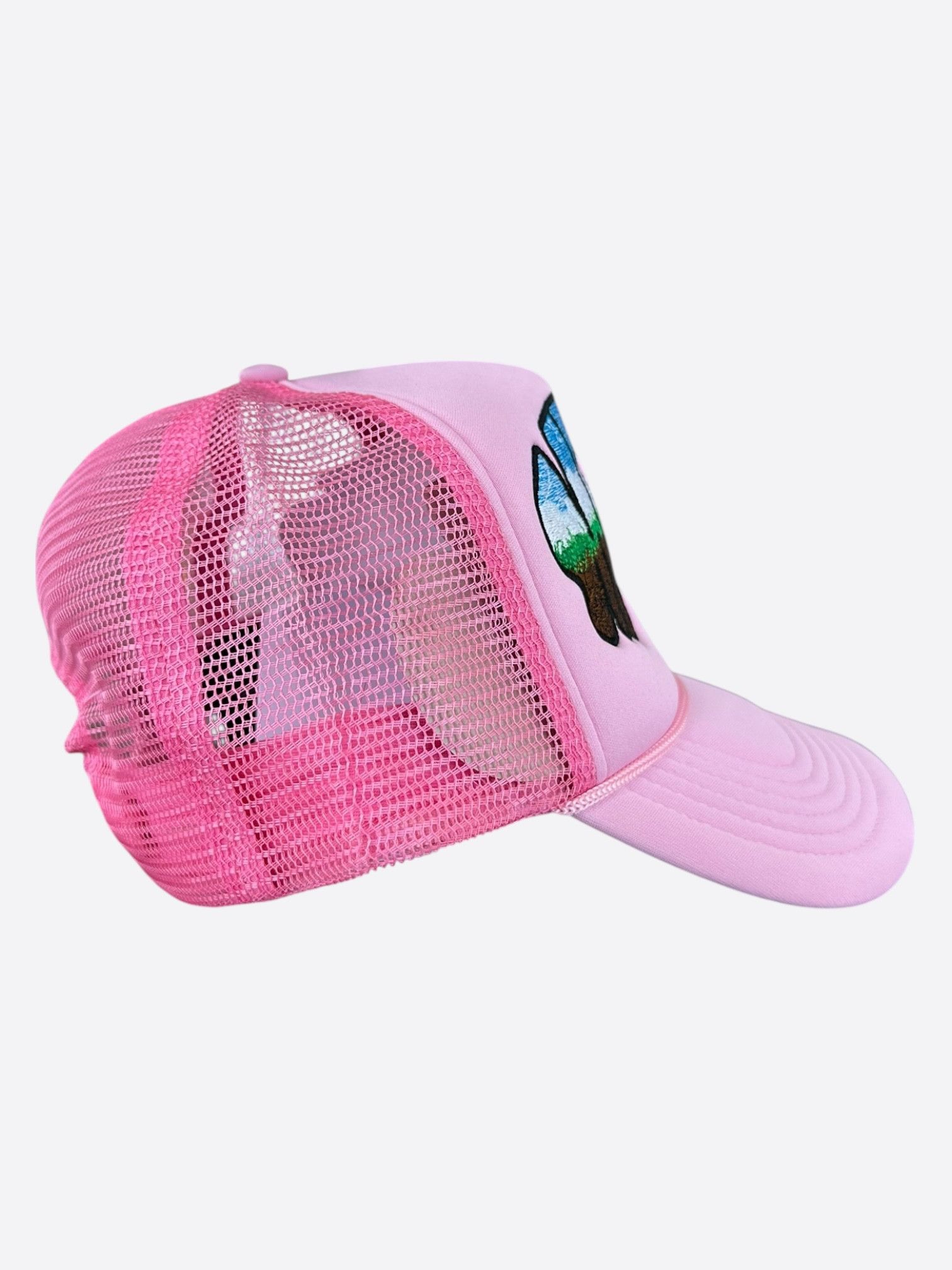 Who Decides War Who Decides War Pink MRDR Embroidered Patch Trucker Hat Size ONE SIZE - 2 Thumbnail