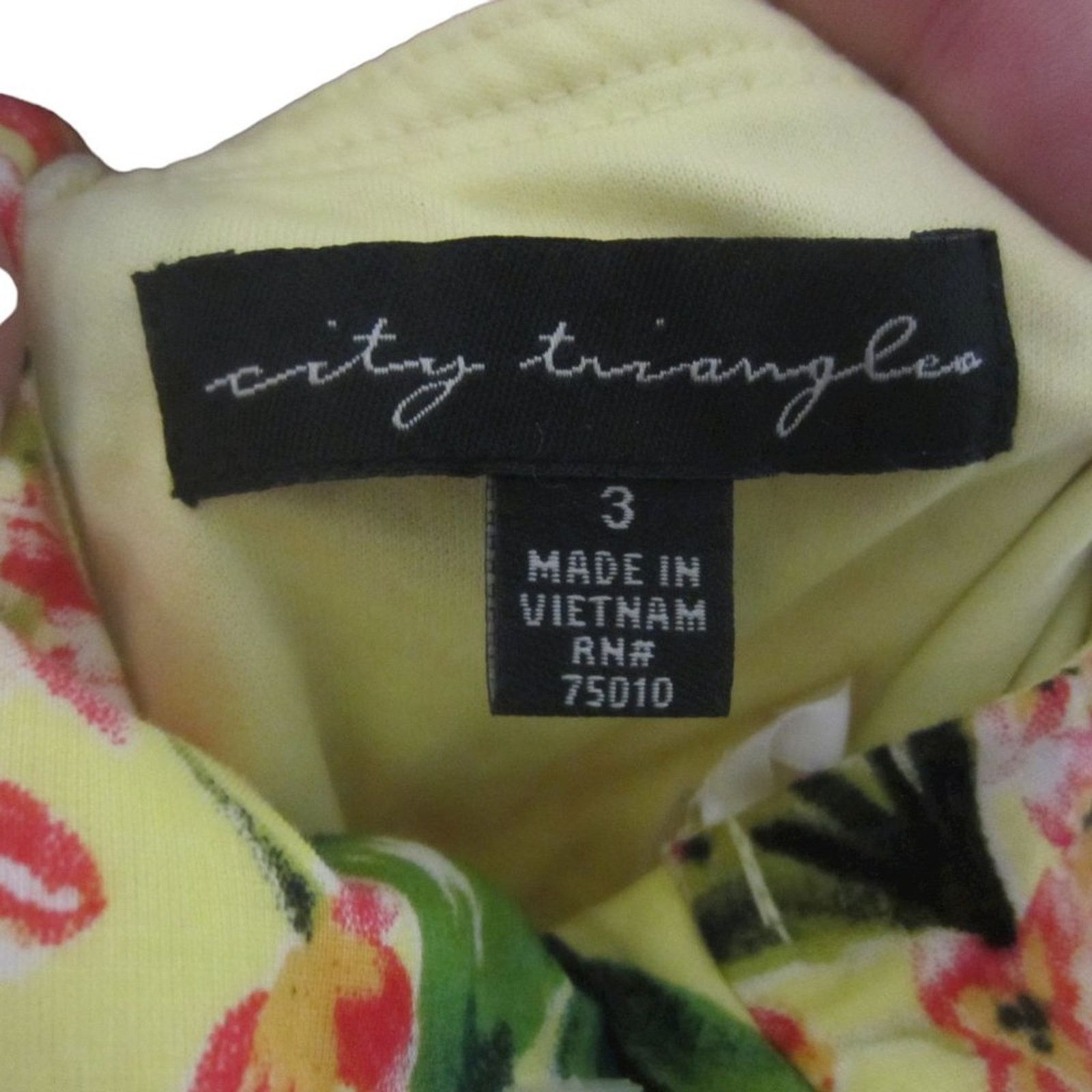 Other Y2K Tropical Cottagecore Yellow Floral Sundress 3 Size XS / US 0-2 / IT 36-38 - 3 Thumbnail