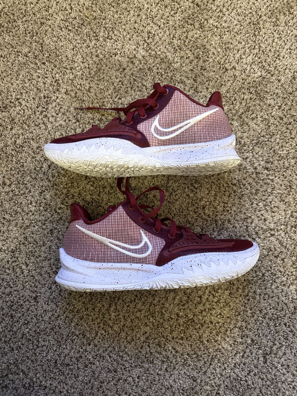 Nike Nike Kyrie Low 4 Maroon Size US 9.5 / EU 42-43 - 4 Thumbnail