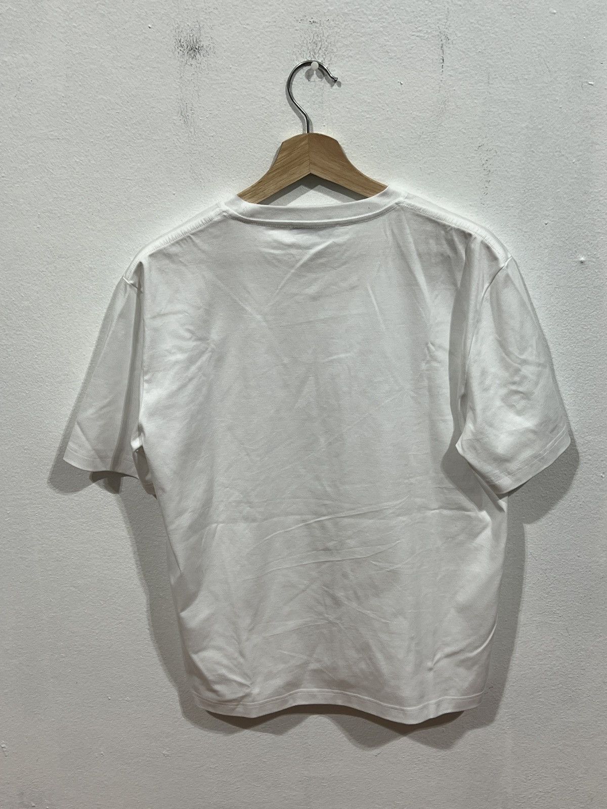 Lanvin Lanvin White Logo Embroidered Tee Size US S / EU 44-46 / 1 - 8 Thumbnail
