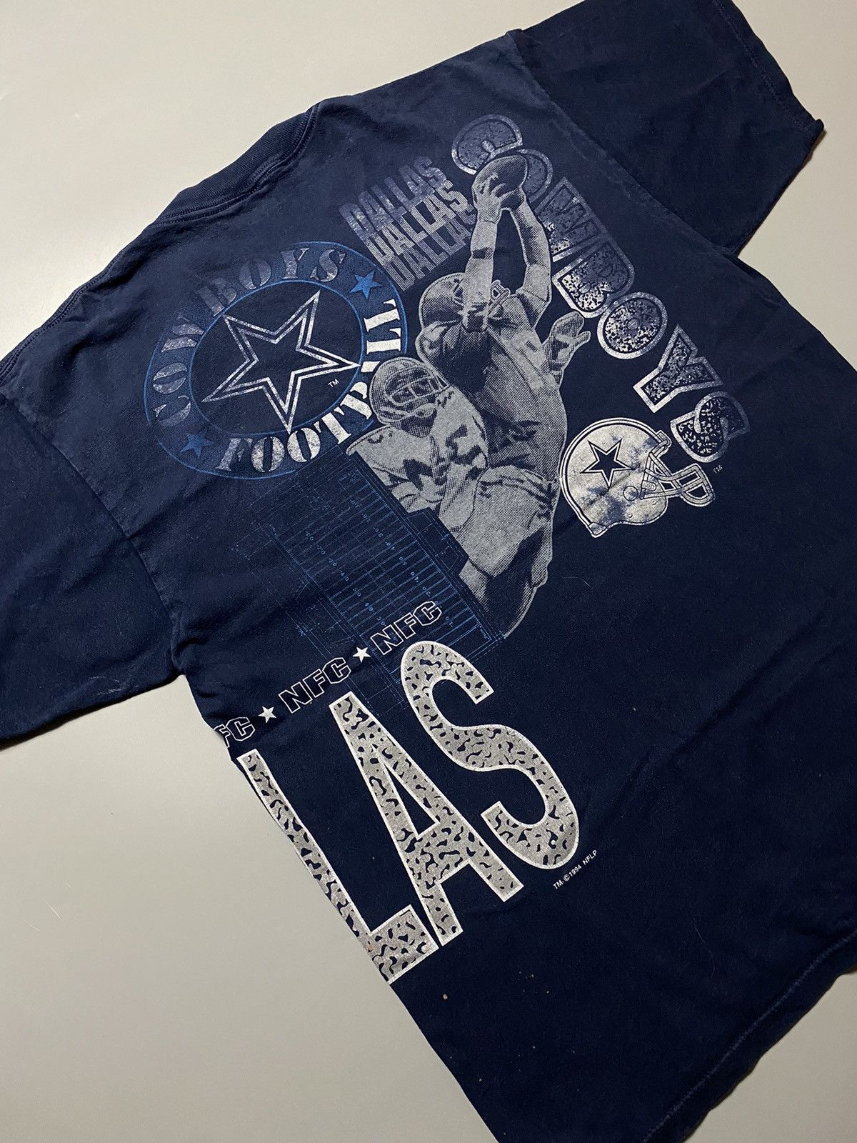 Vintage 🔥NFLP Cowboys Dallas 1994 vintage t-shirt Size US L / EU 52-54 / 3 - 8 Thumbnail