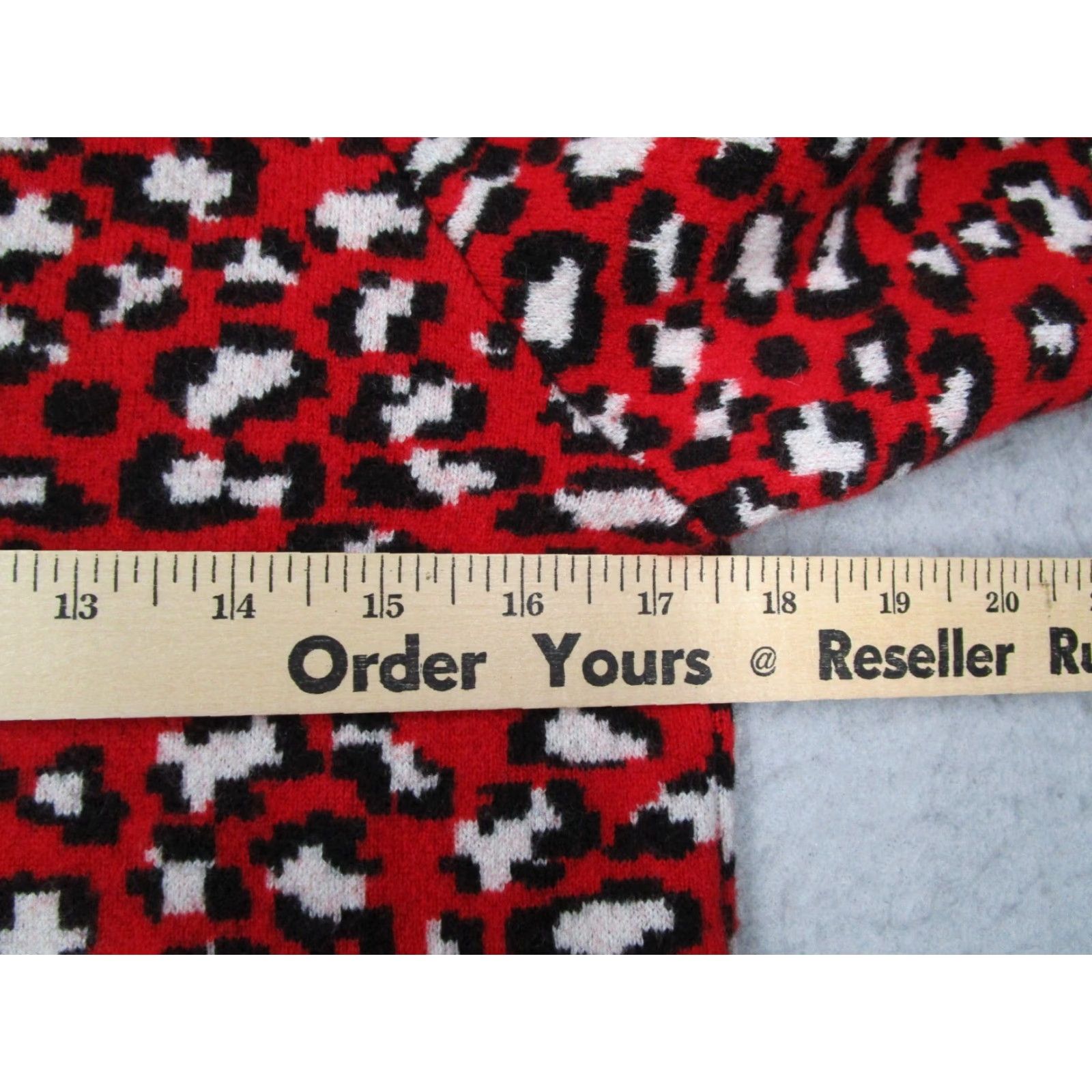 Robert Rodriguez Robert Rodriguez Sweater Women XS Red Constance Leopard Print Full Zip Size XS / US 0-2 / IT 36-38 - 6 Thumbnail