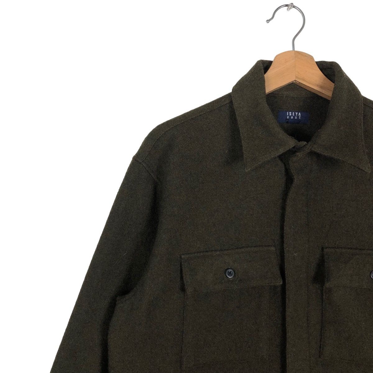 Japanese Brand 🔥Iseya East Issey Miyake Chore Wool Work Jacket Japan Made Size US M / EU 48-50 / 2 - 7 Thumbnail