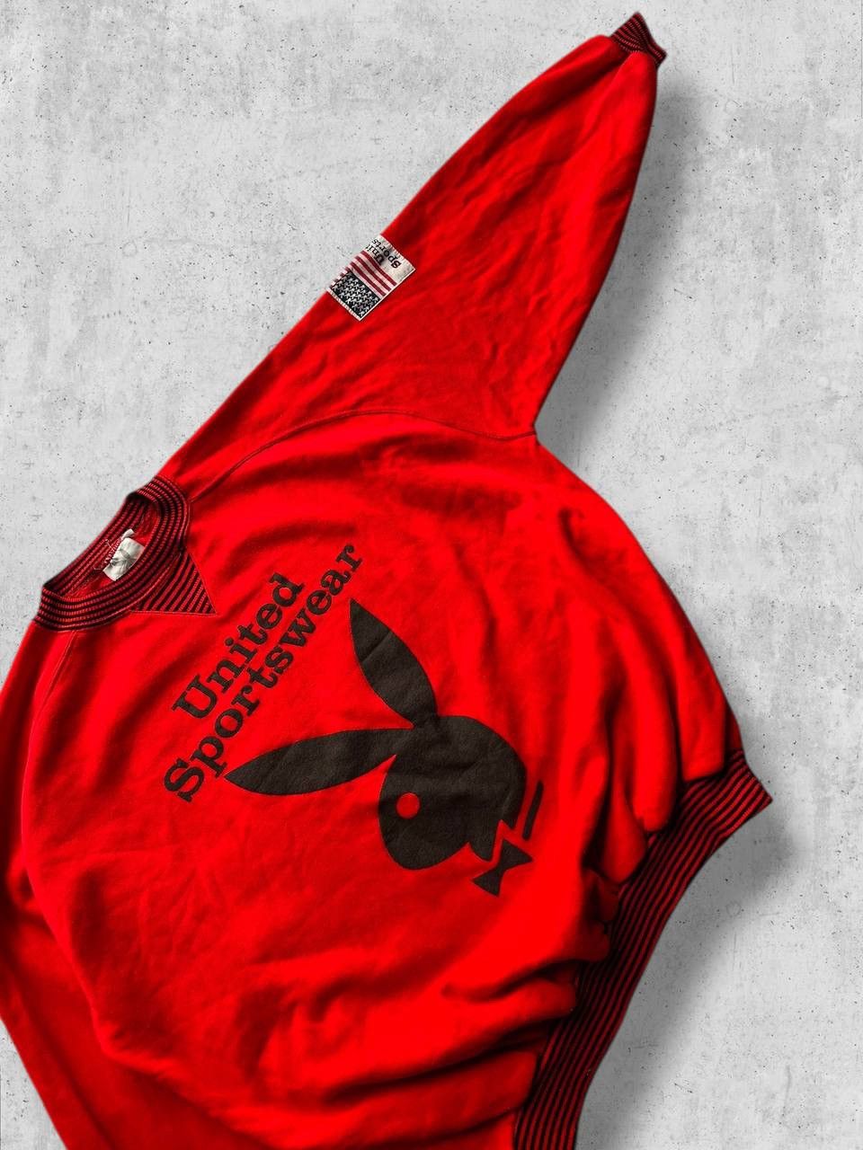 Playboy Playboy USA FLAG 80s vintage boxy sweatshirt girls M Size US M / EU 48-50 / 2 - 4 Thumbnail