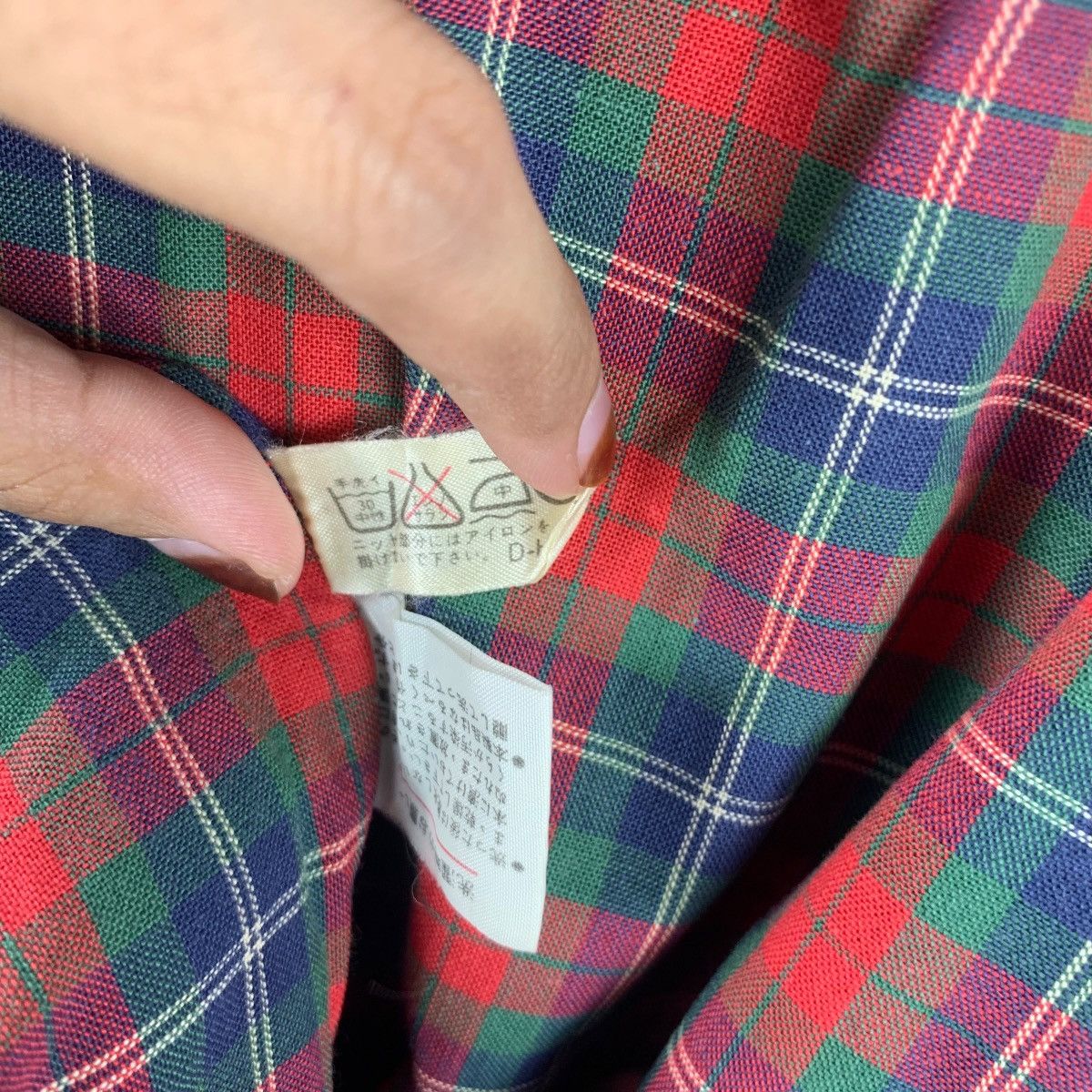 Lacoste Vintage CHEMISE LACOSTE Tartan Sun Faded Jacket Windbreaker Size US M / EU 48-50 / 2 - 9 Thumbnail