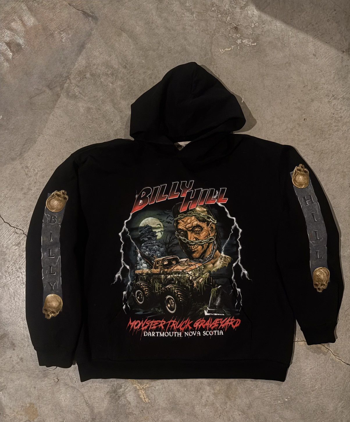Billy Hill Monster Truck Graveyard Hoodie Size US XXL / EU 58 / 5 - 1 Thumbnail