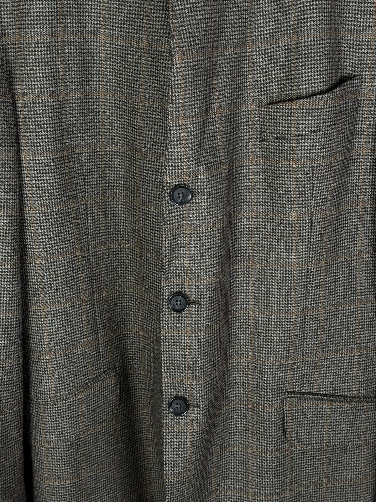 Hackett Men's Hackett London Loro Piana Wool Check Blazer Jacket Size US XL / EU 56 / 4 - 7 Thumbnail