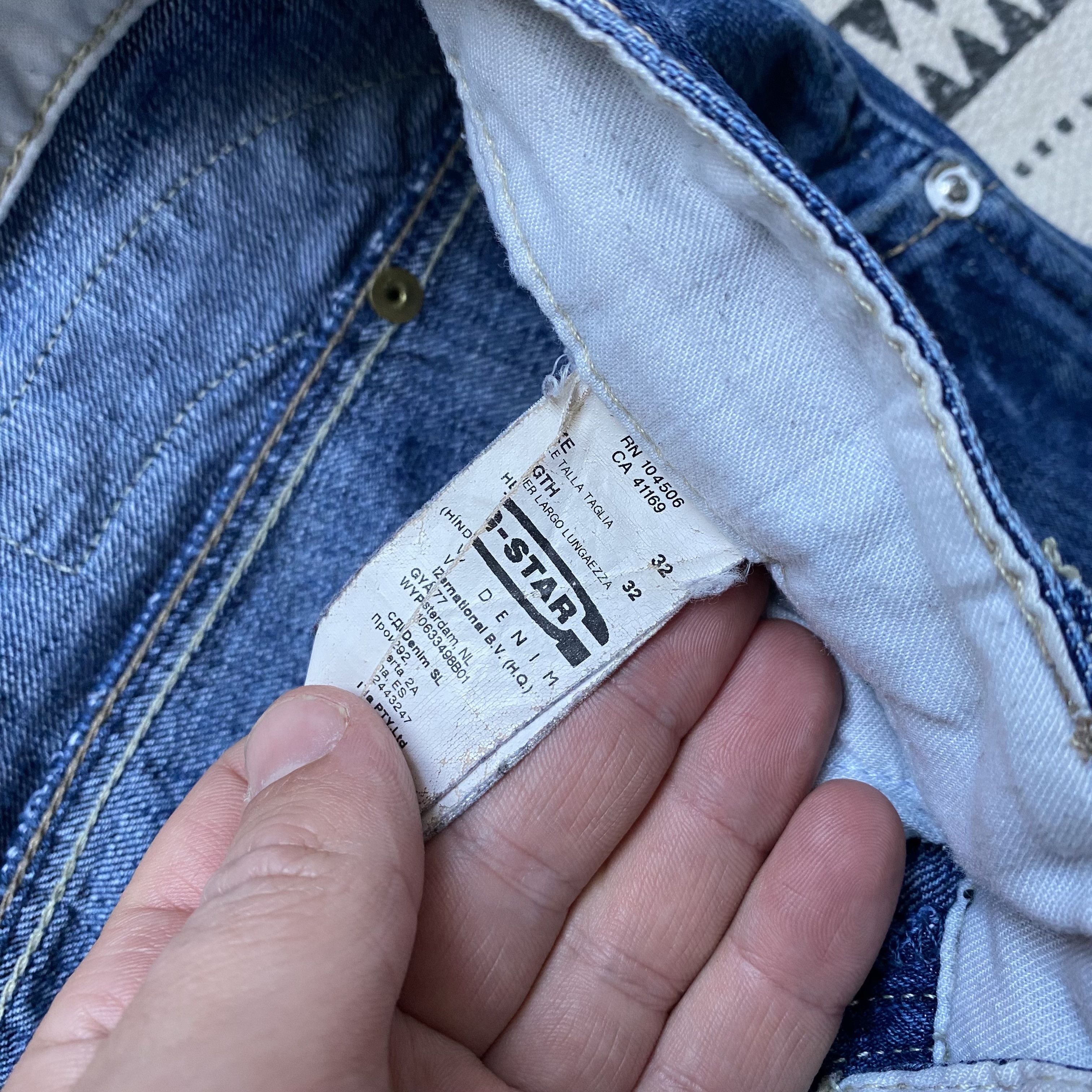 G-Star 👖Vintage 96 G-Star Raw denim Y2K Biker jeans Diesel Size US 32 / EU 48 - 12 Thumbnail